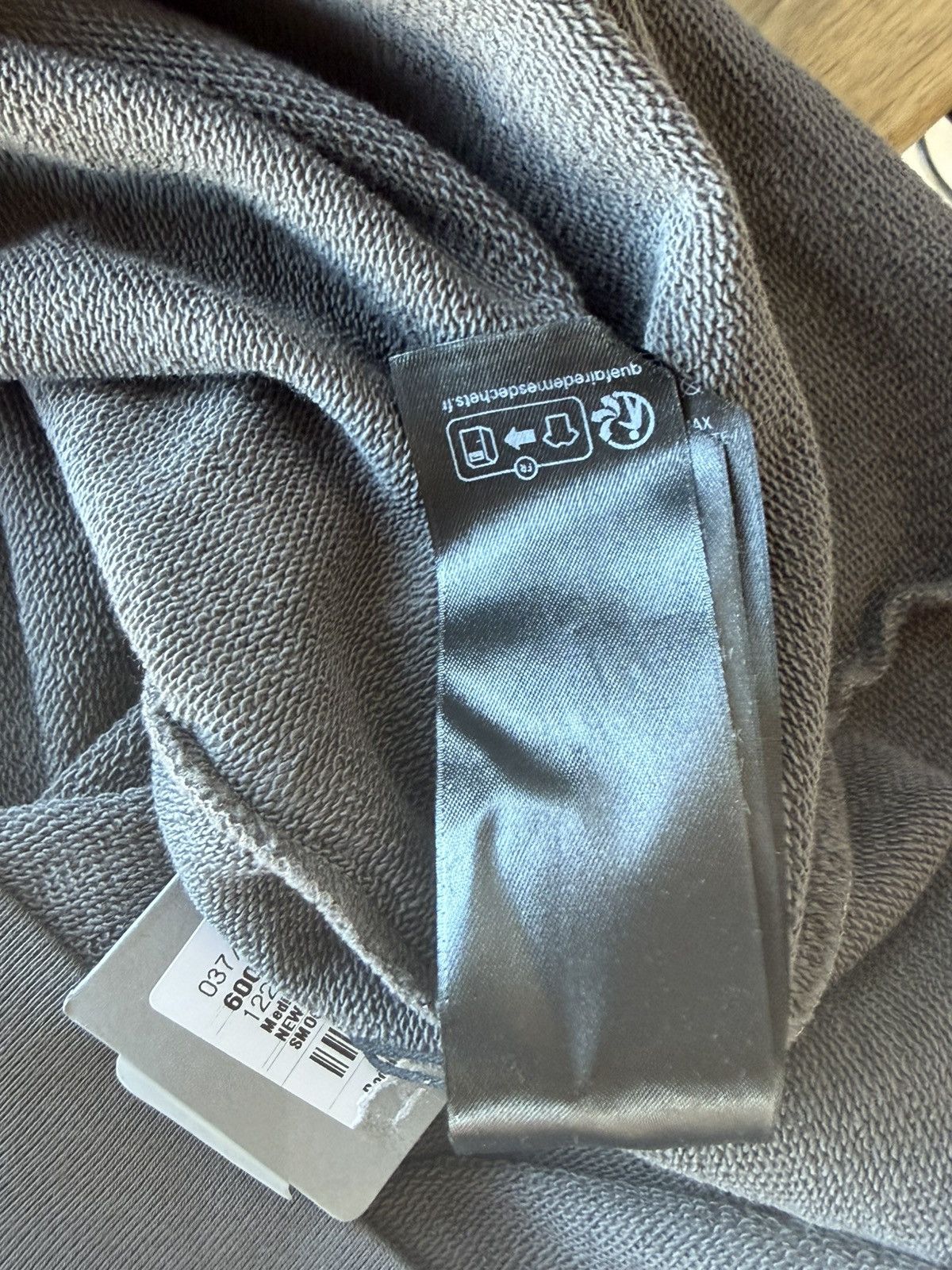 Balenciaga Balenciaga Medium Fit Logo Embroidered Pullover Hoodie Grey Size US M / EU 48-50 / 2 - 14 Thumbnail