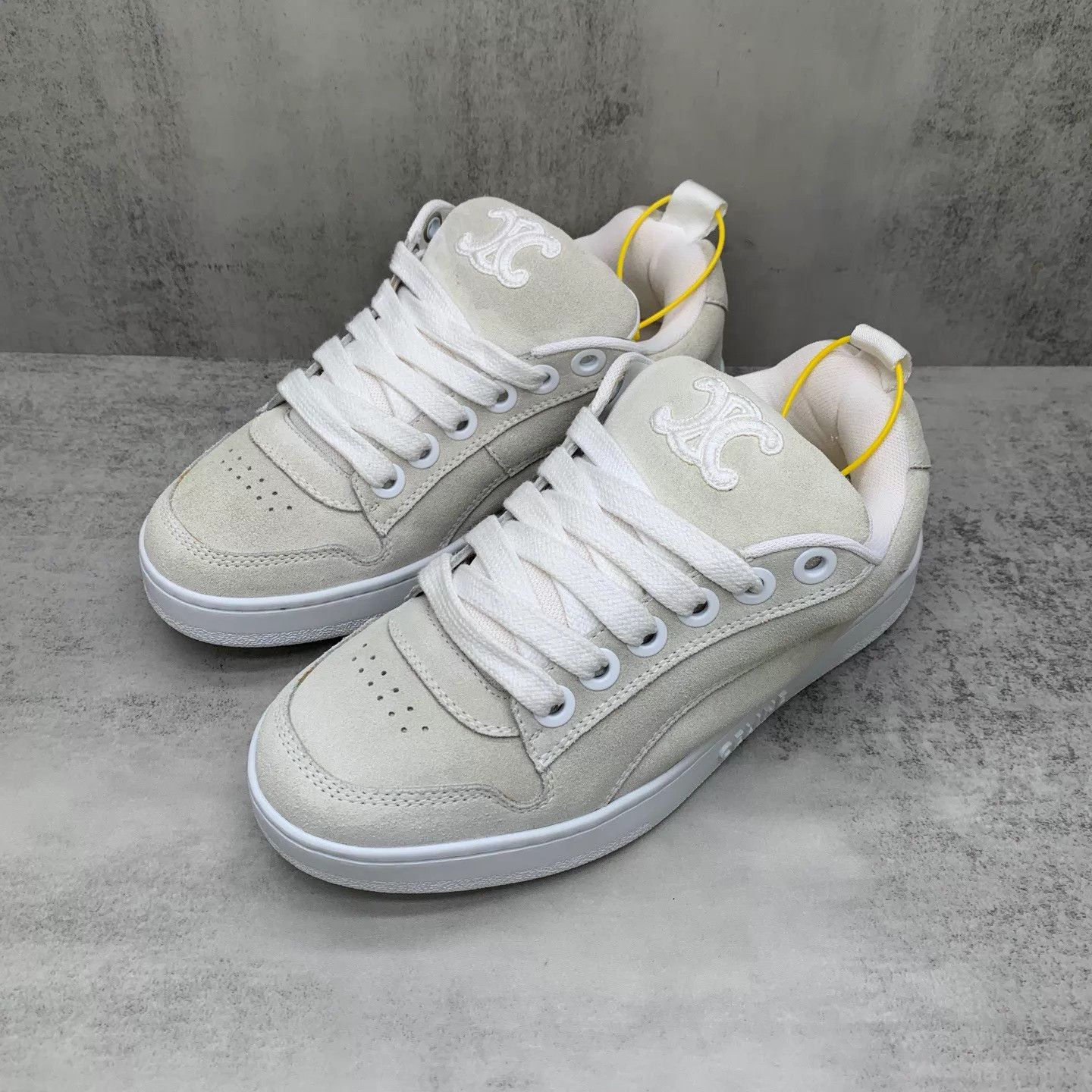 Celine CELINE White Bread Sneaker 37 99 new Size US 6.5 / IT 36.5 - 1 Thumbnail