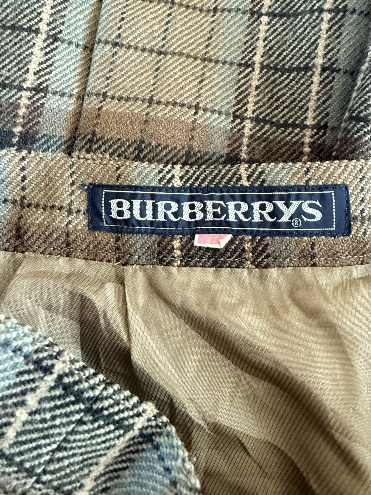 Burberry VINTAGE BURBERRY’S PLAID WOOL MIDI SKIRT Size 30" / US 8 / IT 44 - 7 Thumbnail