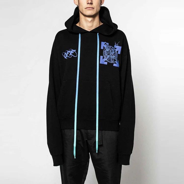 Off-White Off-White Wizard and Cat Graphic Hoodie Size US M / EU 48-50 / 2 - 12 Thumbnail
