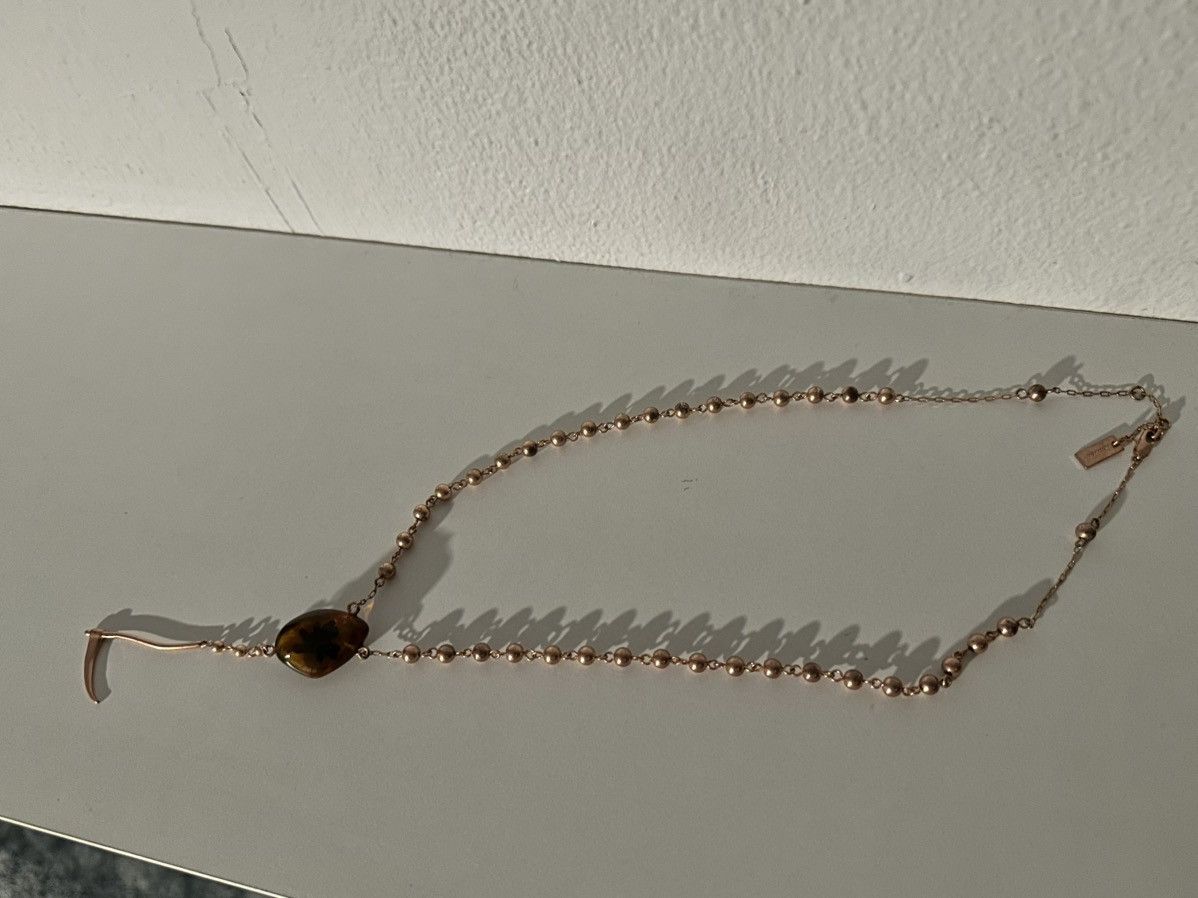 Heaven by Marc Jacobs Bladee Heaven by Marc Jacobs Reaper Scythe Beaded Necklace Size ONE SIZE - 5 Thumbnail