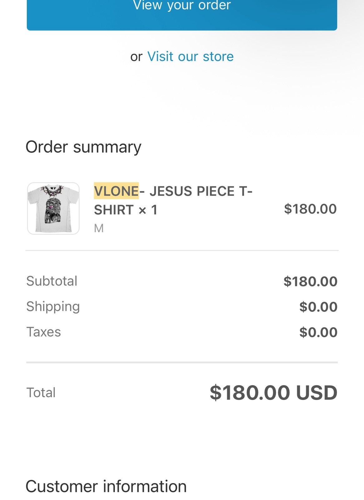 Vlone Vlone Yamborghini - Yams Jesus Piece Size US M / EU 48-50 / 2 - 5 Thumbnail