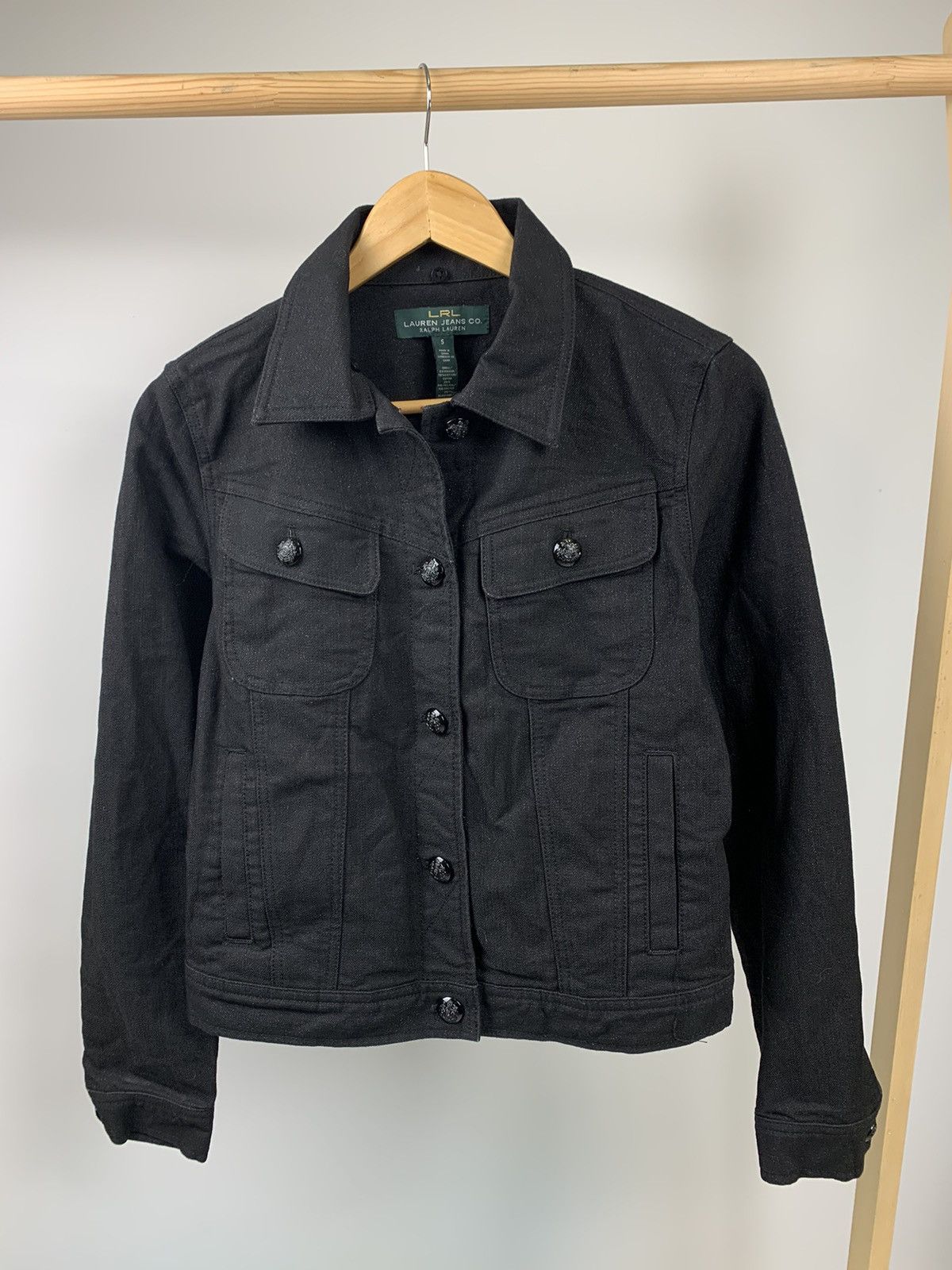 Designer × Lauren Ralph Lauren × RRL Ralph Lauren Lauren Ralph Lauren LRL Diamond Denim Jacket Size S / US 4 / IT 40 - 1 Thumbnail