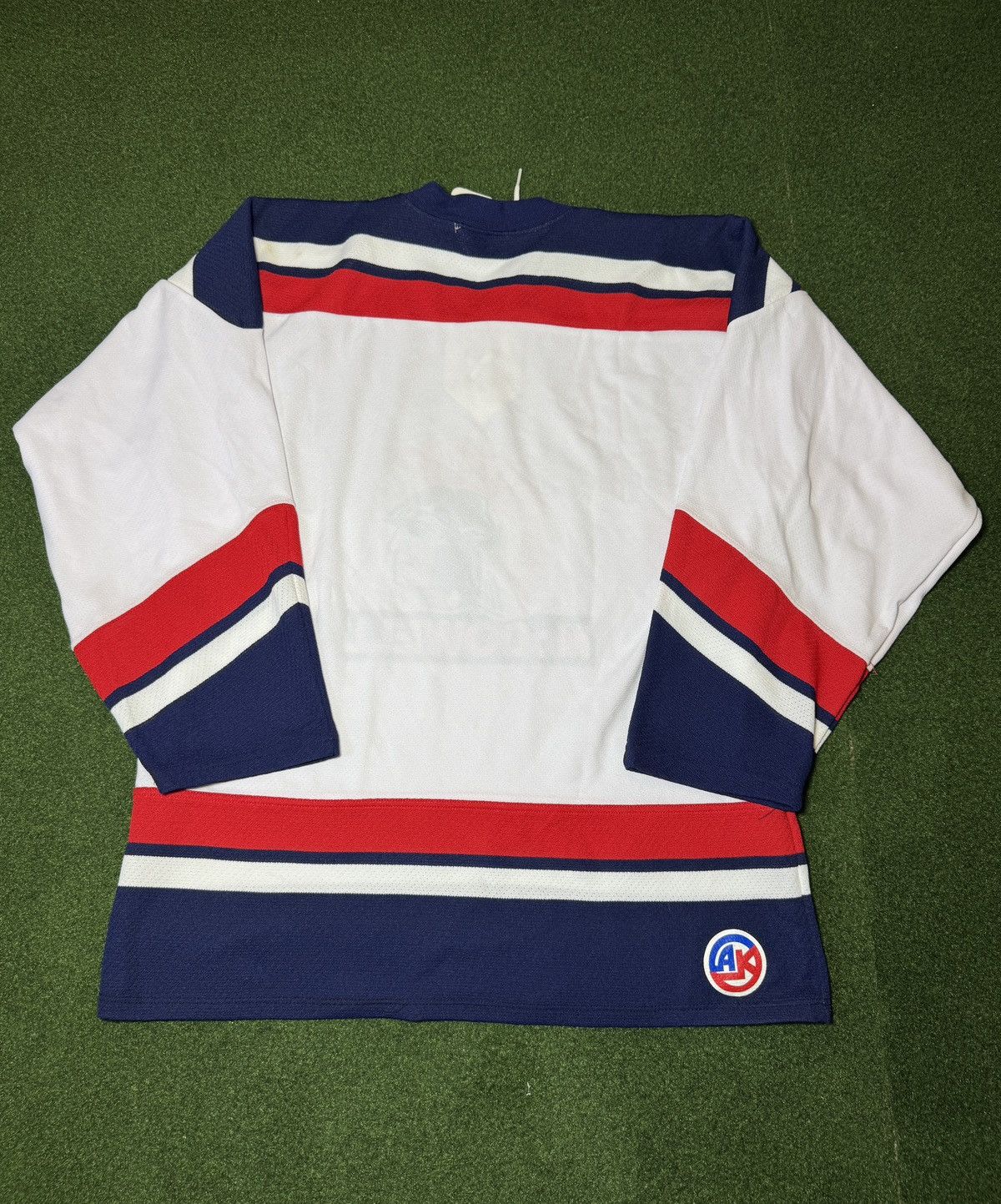 Vintage Vintage 90s Mcdowell Trojans Athletic Knit Hockey Jersey Size US M / EU 48-50 / 2 - 4 Thumbnail