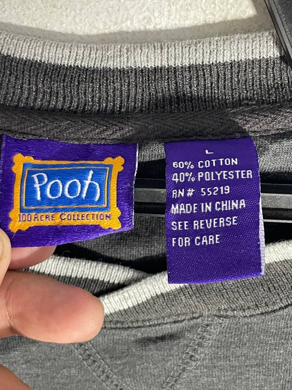 Other Vintage 90s pooh the honey sweatshirt jumper size L Size US L / EU 52-54 / 3 - 6 Thumbnail