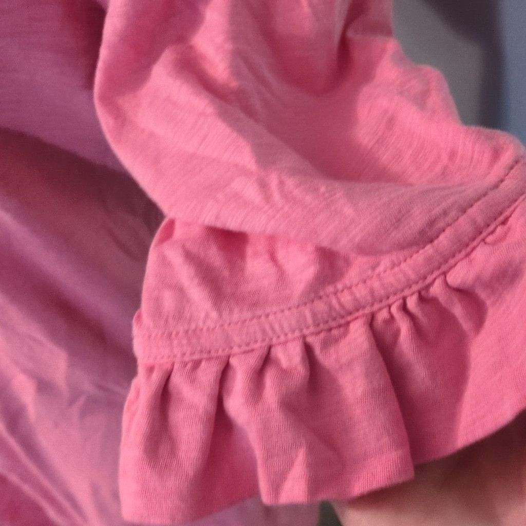 Lilly Pulitzer Lilly Pulitzer Ruffled 1/2 Sleeve Pink Mini Dress Size Med. Size M / US 6-8 / IT 42-44 - 3 Thumbnail
