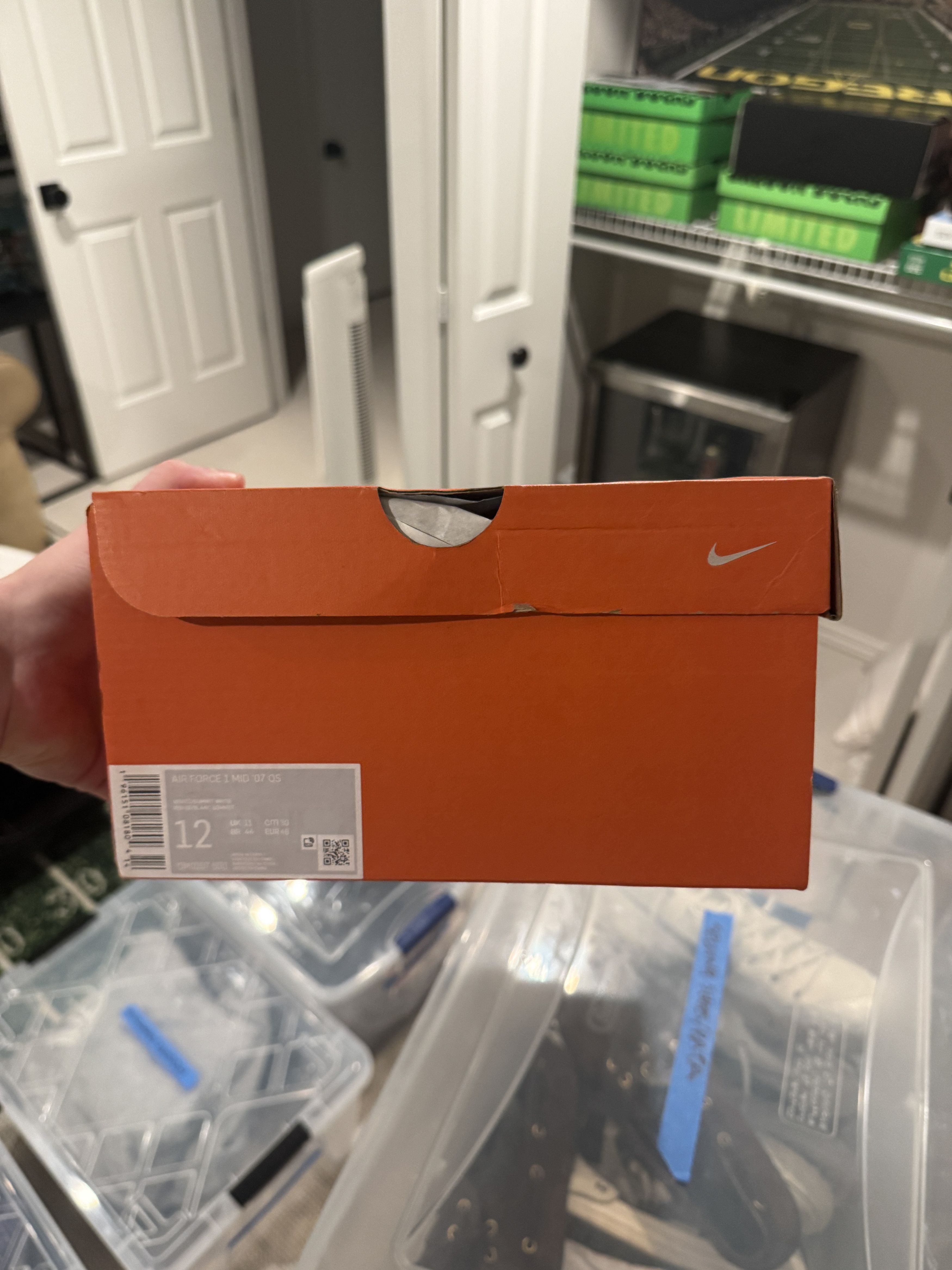 Nike *NEW* Nike Air Force 1 Mid QS in Venice/Summit White Size US 12 / EU 45 - 11 Thumbnail