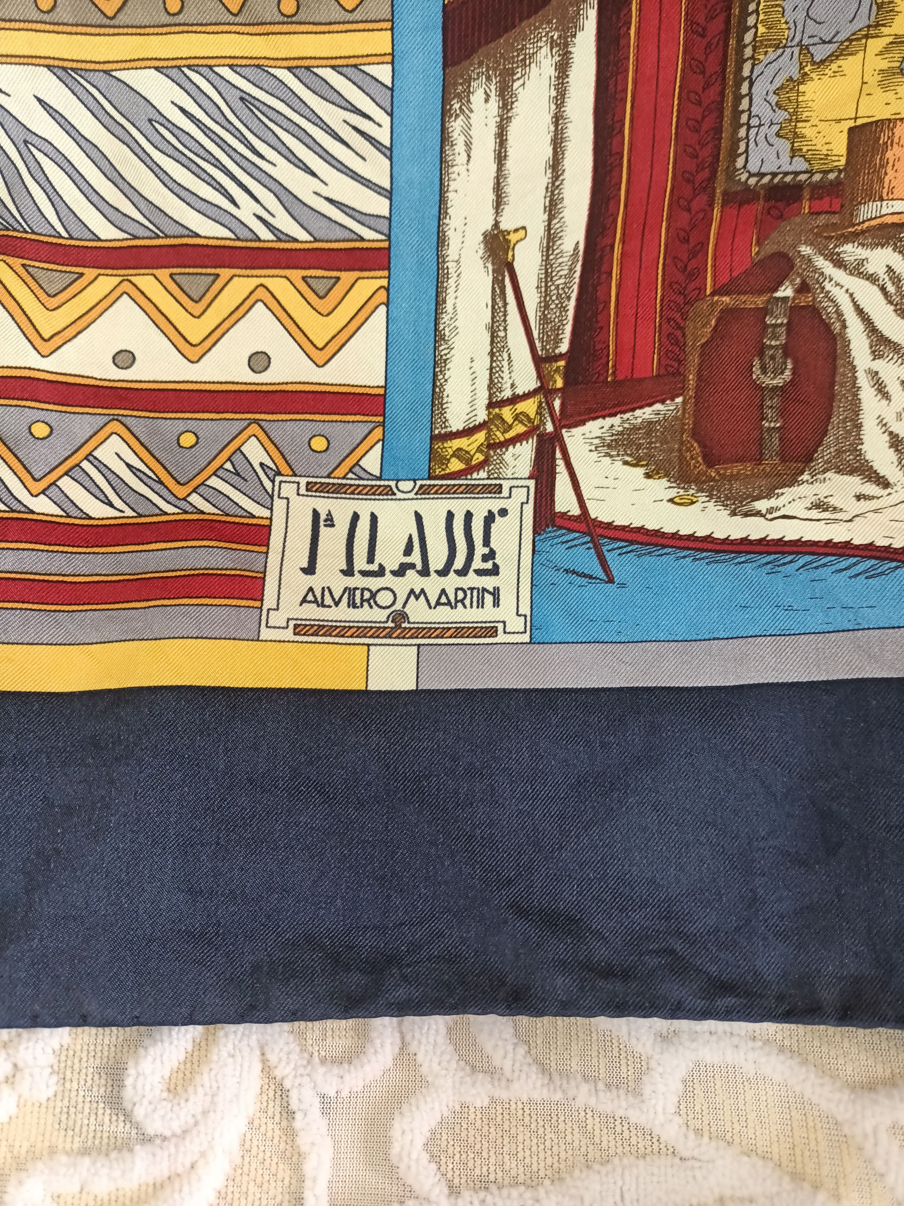 Alviero Martini Vintage Alviero Martini Hand Made Silk Scarves Size ONE SIZE - 3 Thumbnail