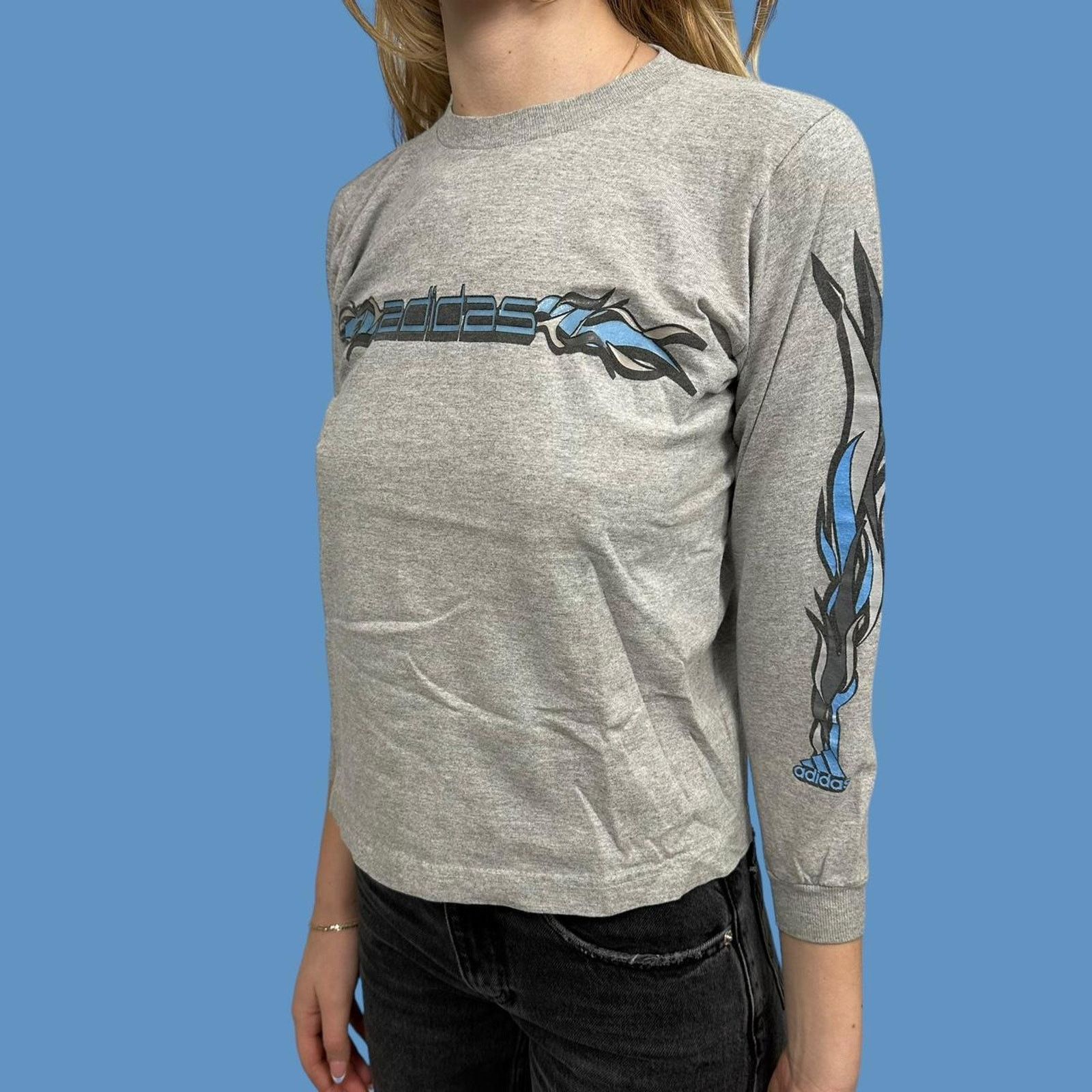 Adidas Vintage womens adidas longsleeve length Size S / US 4 / IT 40 - 4 Thumbnail
