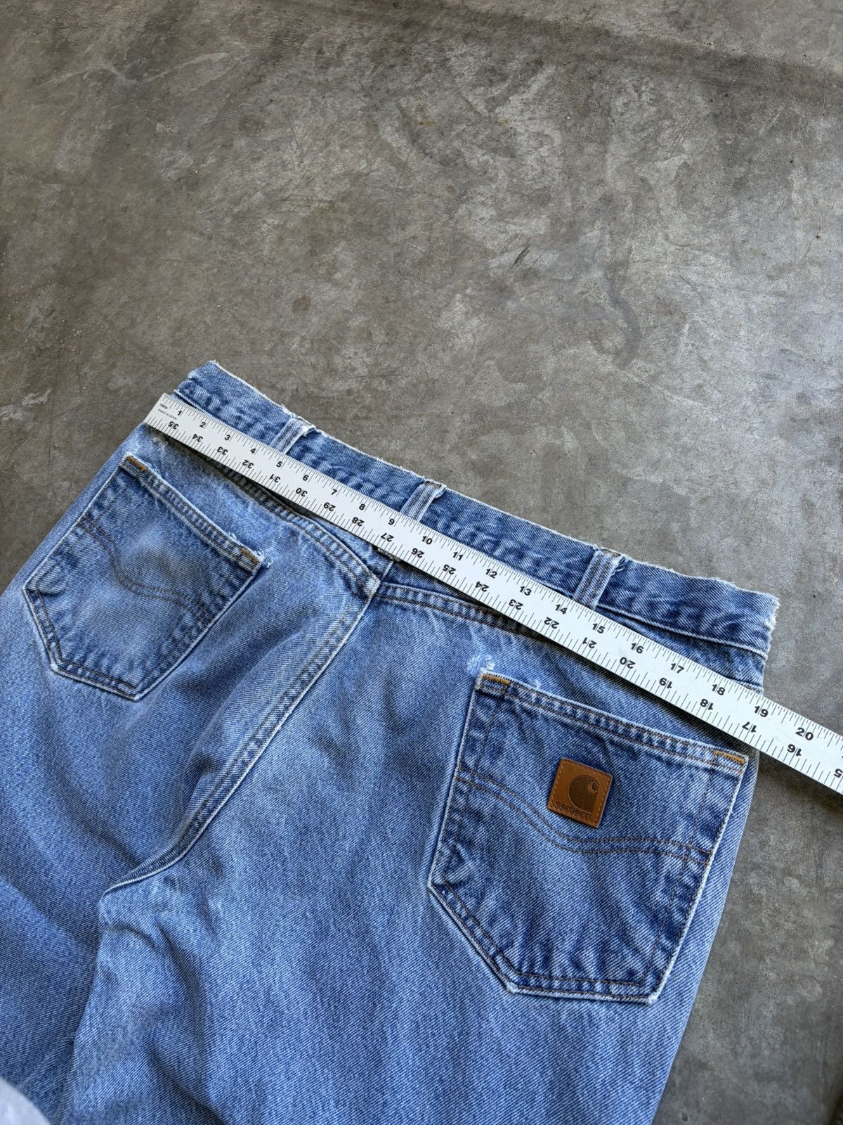 Carhartt Vintage Carhartt Light Wash Carpenter Baggy Workwear Denim Size US 38 / EU 54 - 4 Thumbnail
