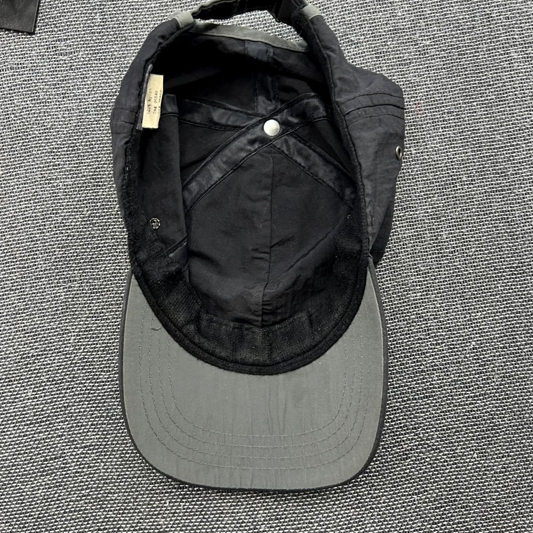 Oakley VINTAGE Oakley Baseball Cap One Size Gray Mens Adjustable 90s Y2K Solid Canvas Polyester Cap Size ONE SIZE - 4 Thumbnail