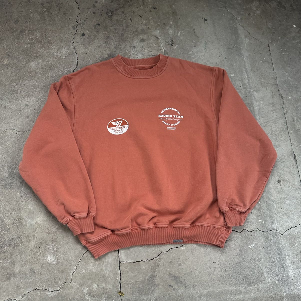 Represent Clo. Represent Racing Team Staff Logo Print Sweatshirt RARE Size US M / EU 48-50 / 2 - 1 Thumbnail