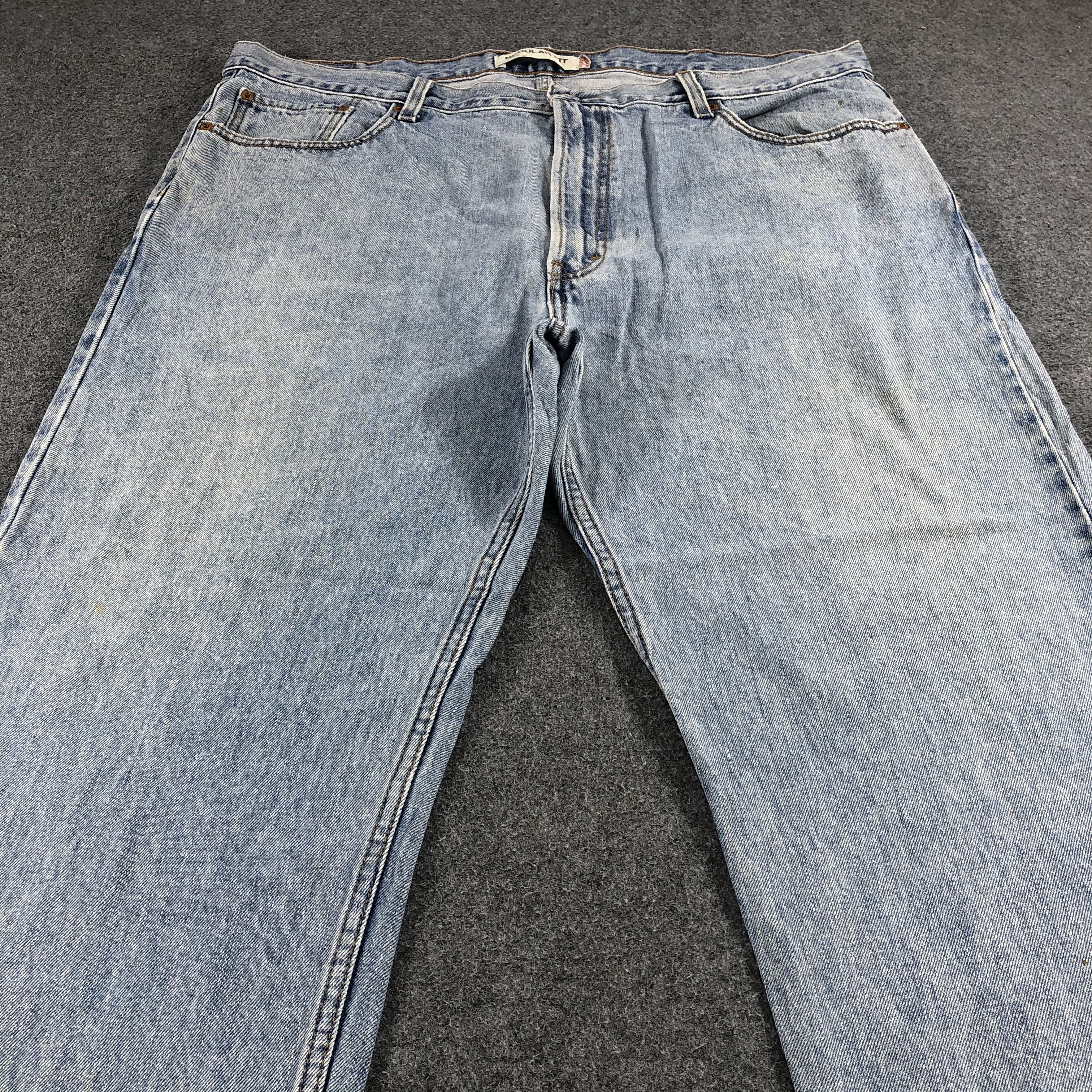 Levi's Vintage 90s Light Wash Levis 505 Jeans-J1231 Size US 43 - 3 Thumbnail
