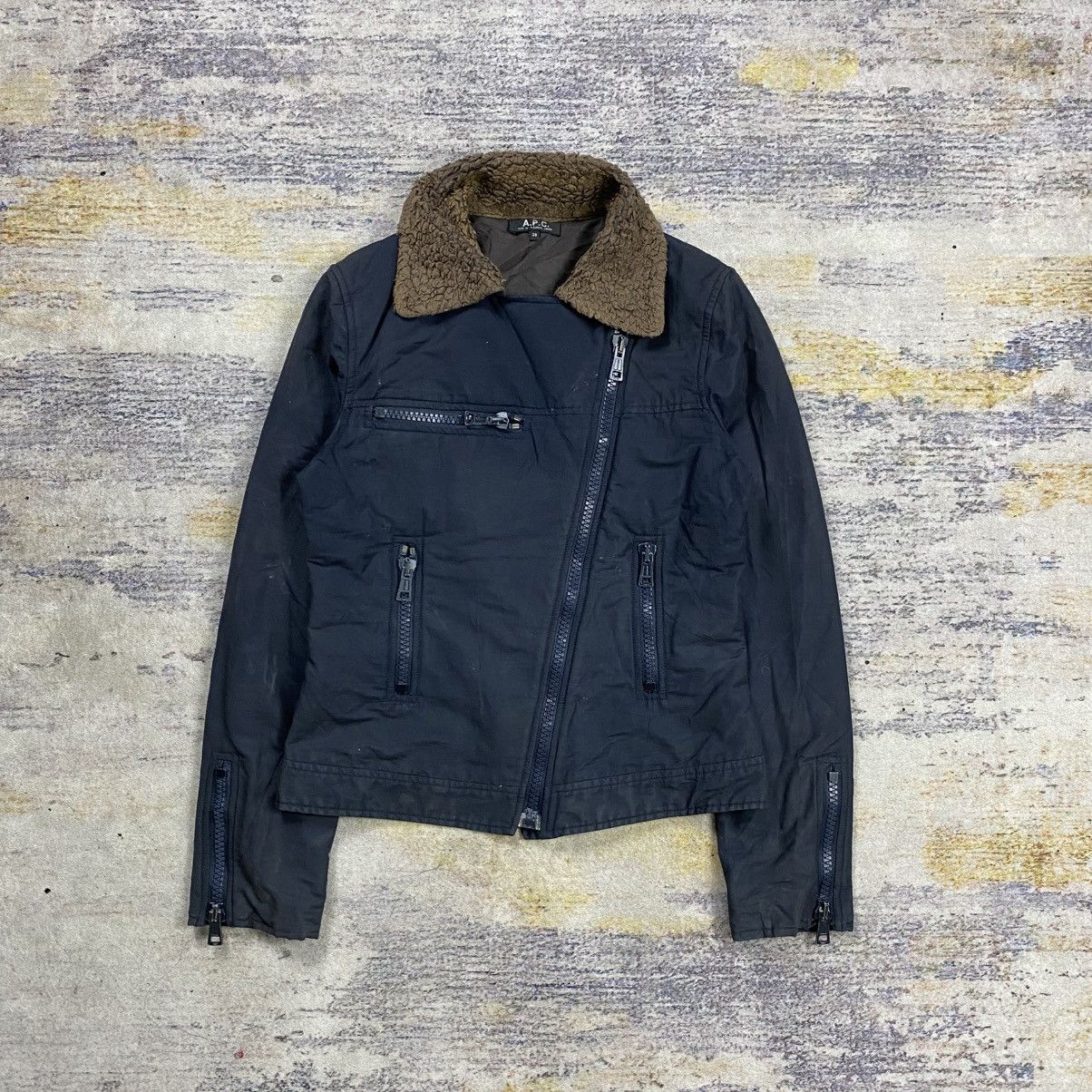 A.P.C. A.p.c asymmetrical bikers jacket Size US S / EU 44-46 / 1 - 2 Thumbnail