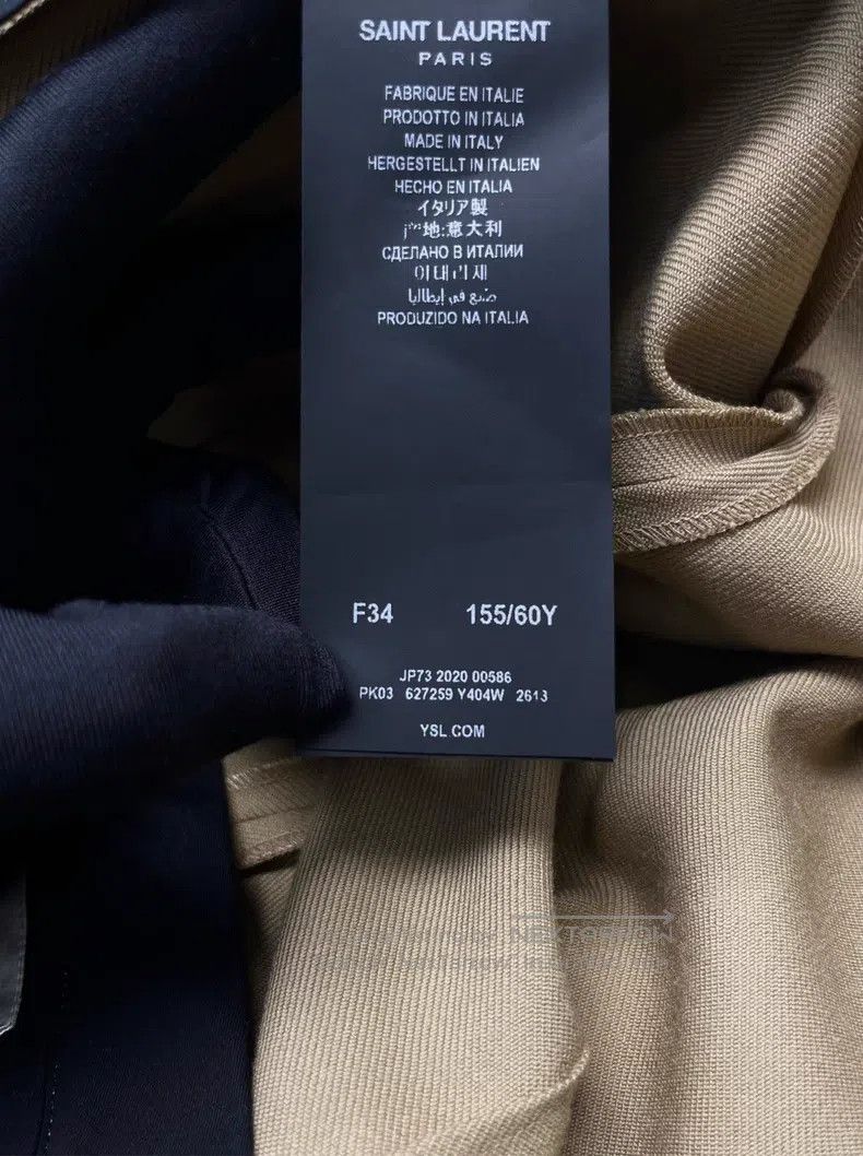 Saint Laurent Paris Saint Laurent Paris Light Brown High Rise Cuffed Wool Trou Size US 34 / EU 50 - 3 Thumbnail