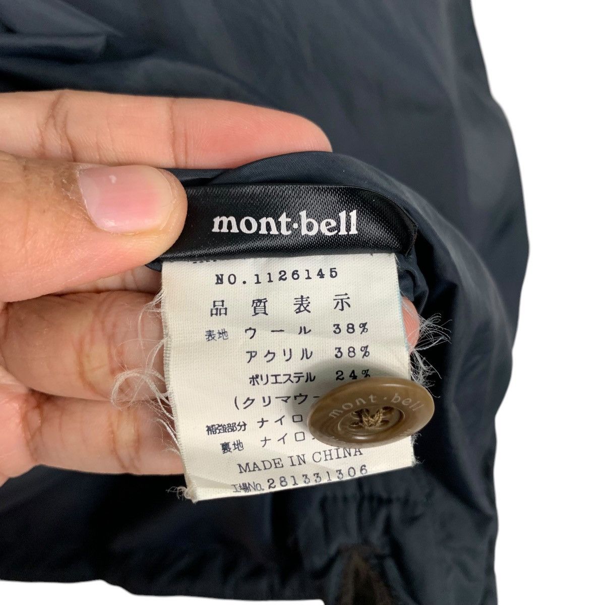 Montbell MONT-BELL Climawool Stand Collar Zipper Jacket #2654-C119 Size US M / EU 48-50 / 2 - 16 Thumbnail