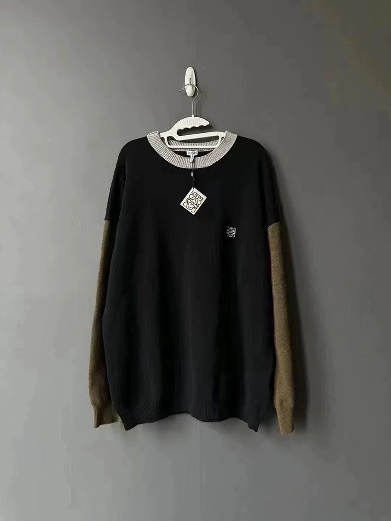 Loewe LOEWE Embroidered logo sweater Size L / US 10 / IT 46 - 1 Thumbnail