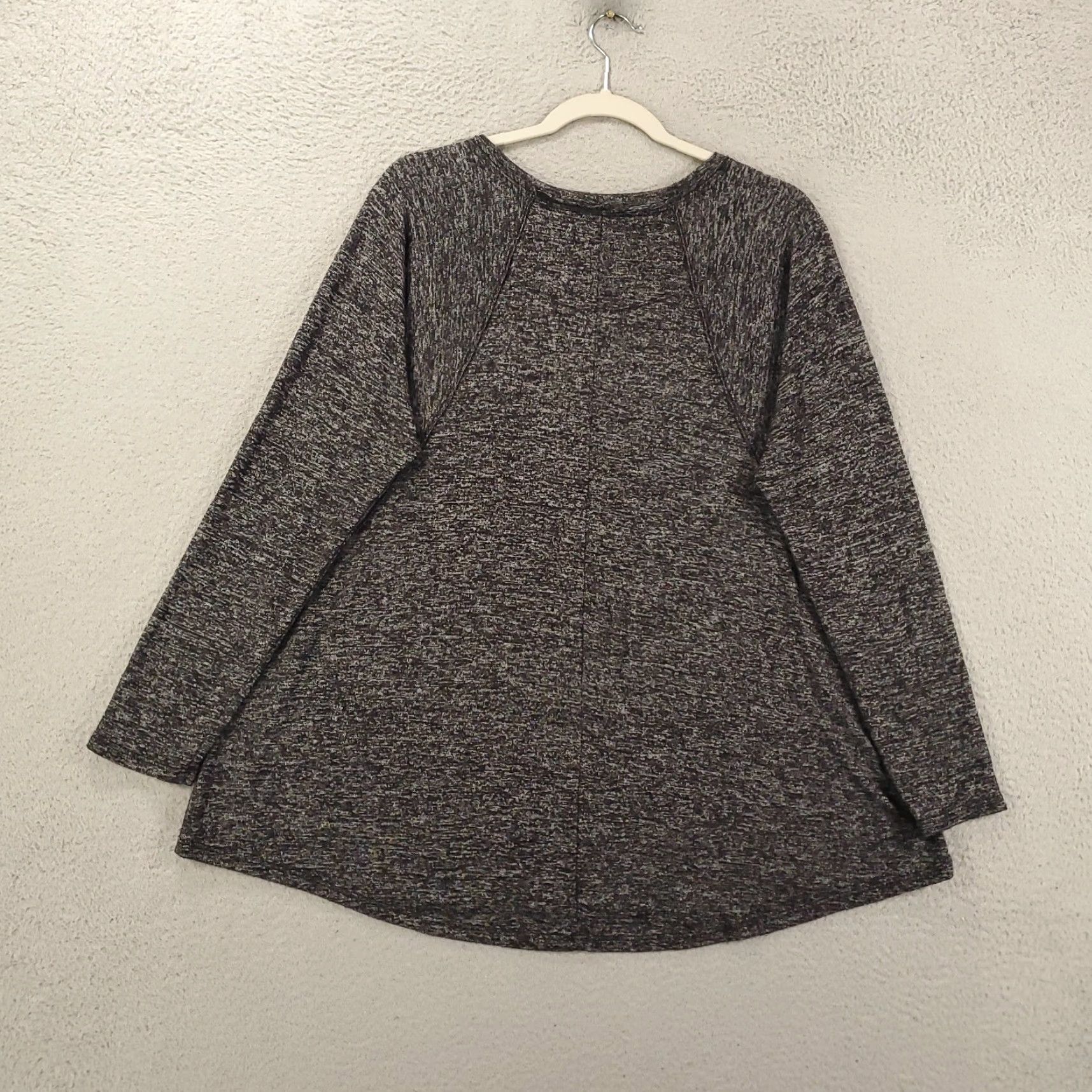 Vintage Grace Womens Sweater 0X Pullover Knit Long Sleeve Black Gray Size XL / US 12-14 / IT 48-50 - 7 Thumbnail