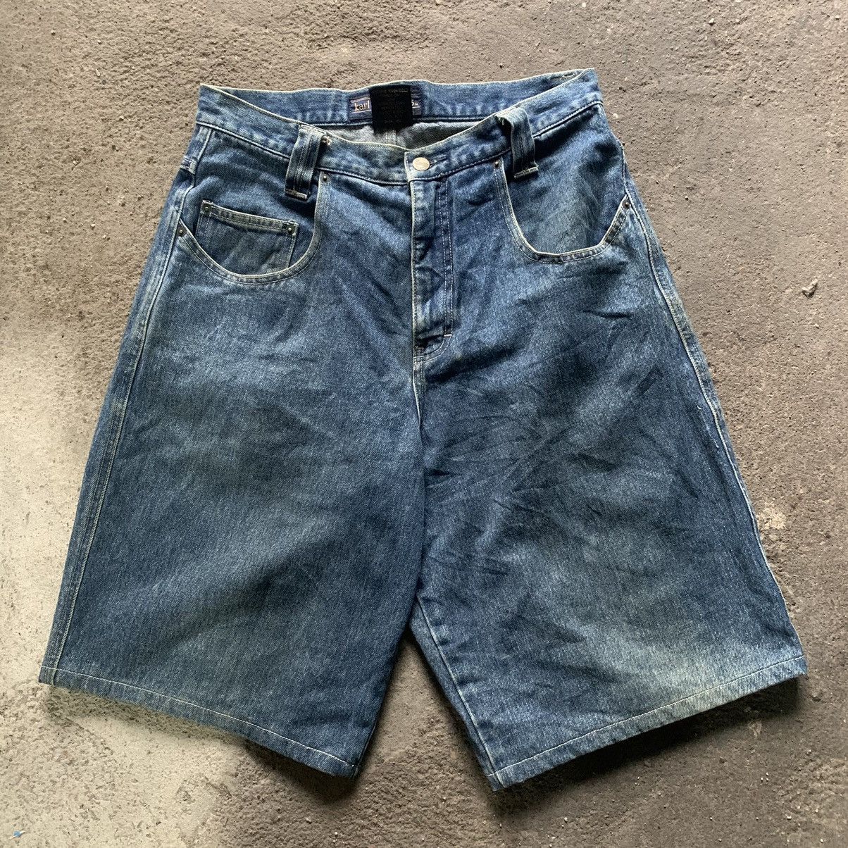 Karl Kani × Vintage Vintage Short Pants Baggy Karl Kani Y2k Size US 31 - 4 Thumbnail