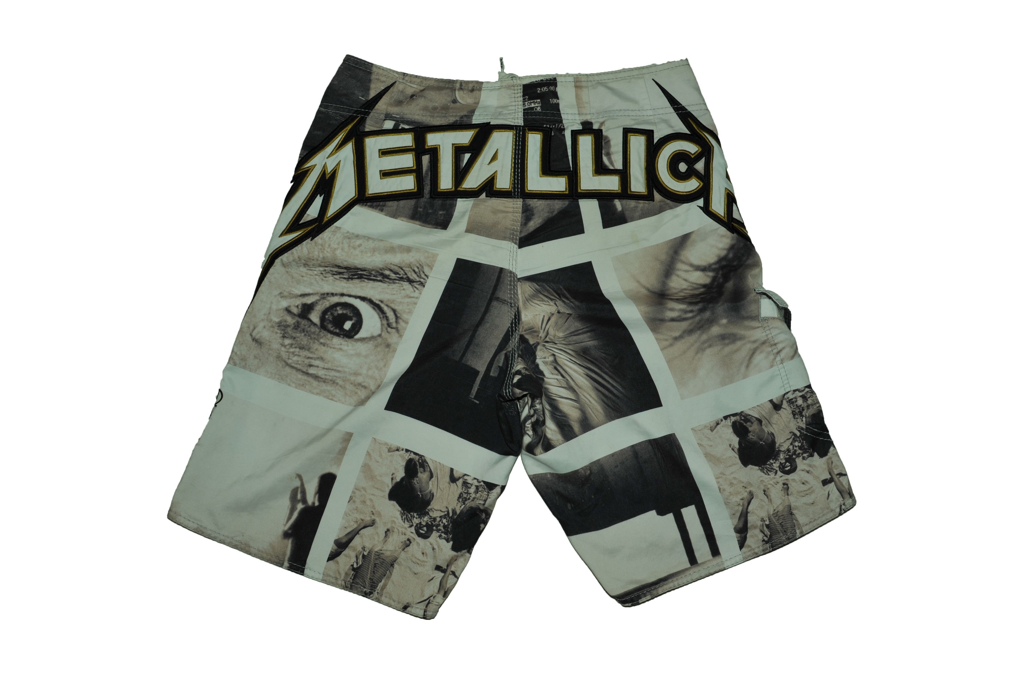 Billabong Metallica x Billabong Swimming Shorts Size US 31 - 2 Thumbnail