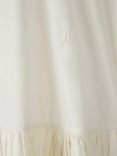 Jil Sander o1loc1c0426 Cotton Shirt Dress in Light Beige Size M / US 6-8 / IT 42-44 - 4 Thumbnail