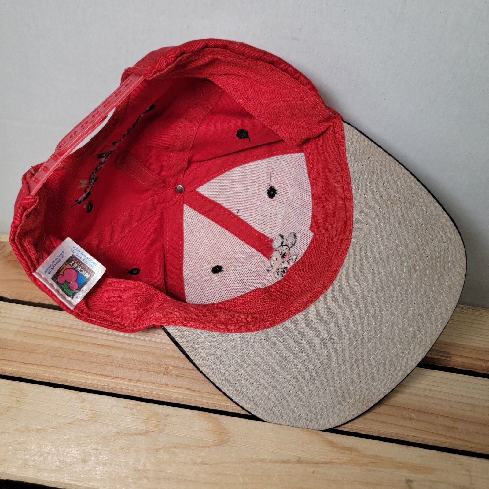 Disney VINTAGE 90's Mickey Unlimited Snapback Ballcap Mickey Size ONE SIZE - 6 Thumbnail