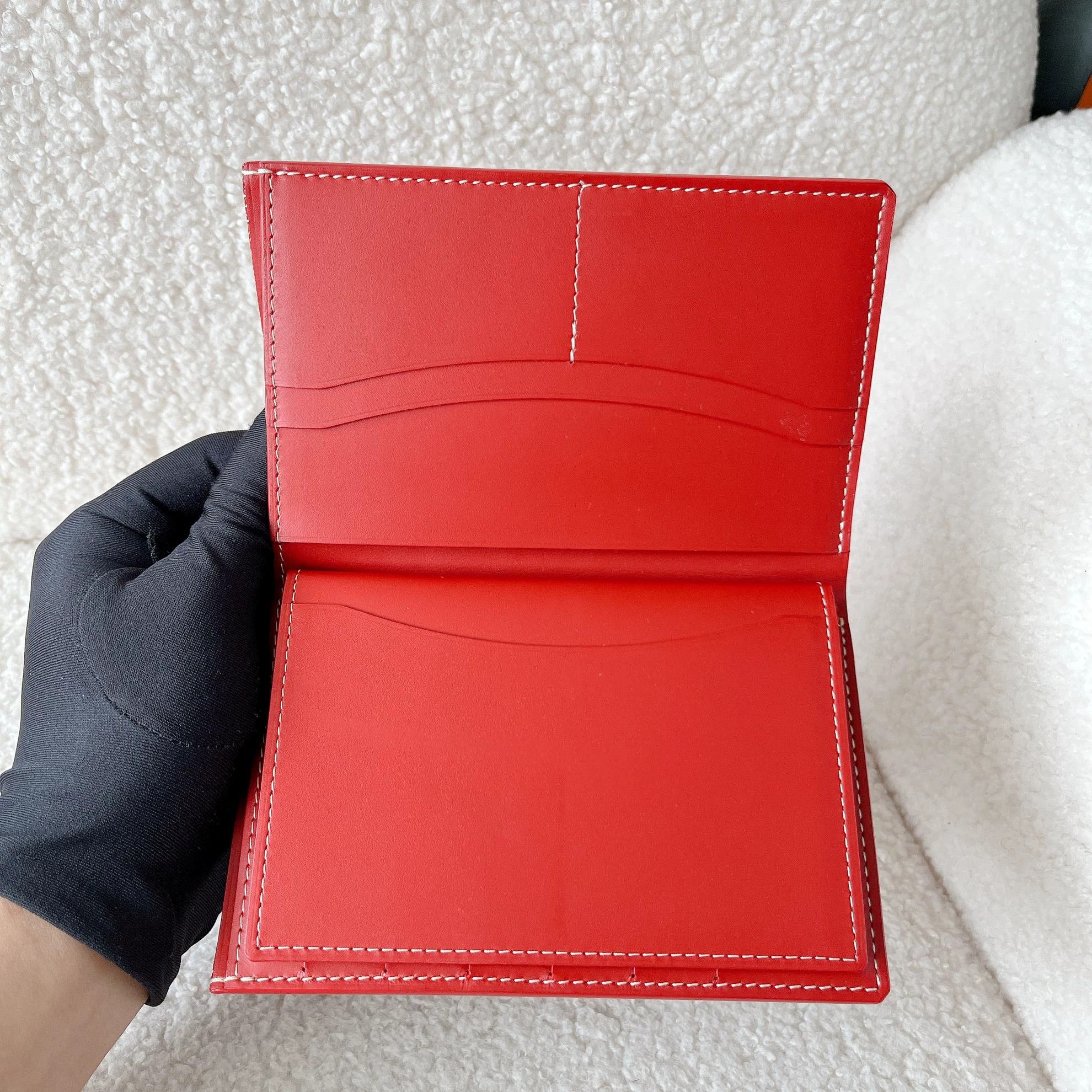 Goyard Goyard Red Monogram Passport Holder 15.5x10.5x1.5 4044 Size ONE SIZE - 6 Thumbnail