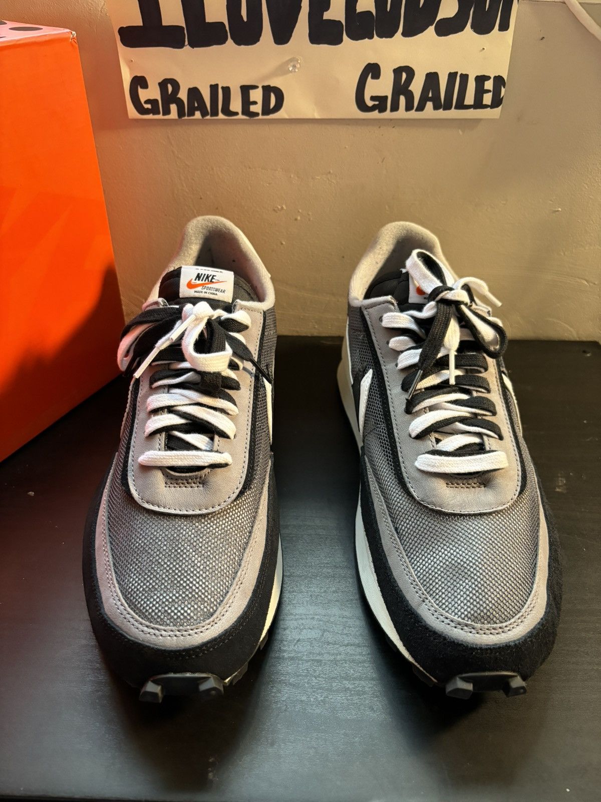 Nike × Sacai Nike Sacai LD Waffle Black Size US 13 / EU 46 - 6 Thumbnail