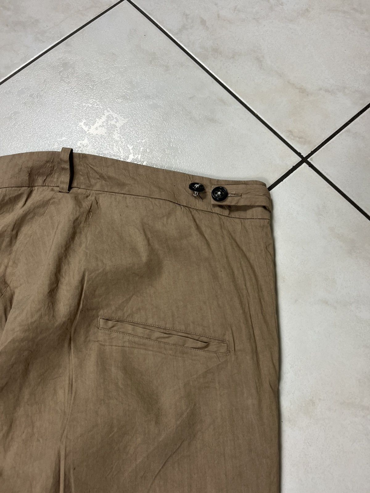 Damir Doma × Designer Damir Doma linen drop crotch pants asymmetric Size US 34 / EU 50 - 13 Thumbnail