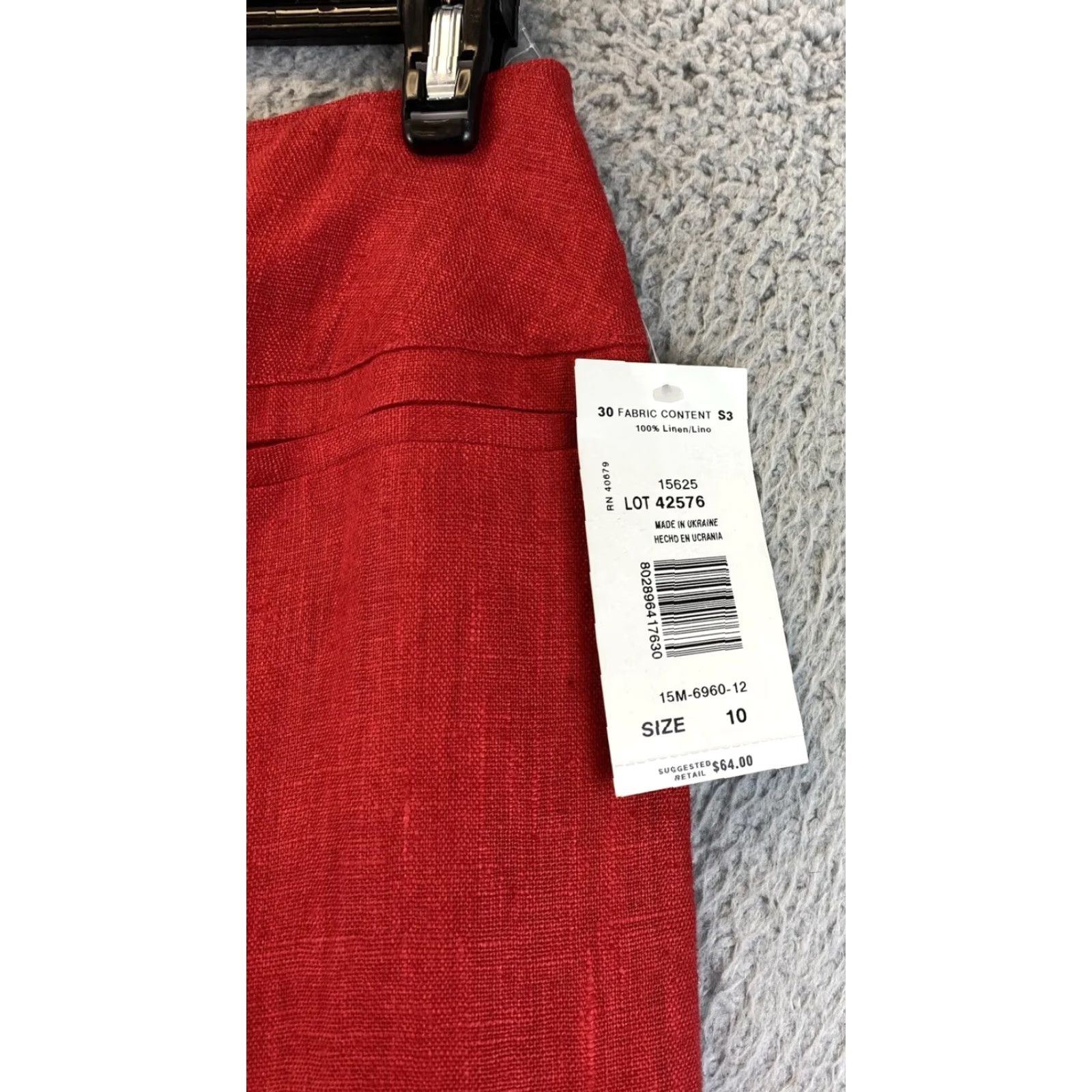 Vintage VINTAGE harvé benard Pants Dress Pants Women 10 Red 31" Waist 32" Inseam NWT Lenin/Business Casual Women Mens? Wait. Size 32" / US 10 / IT 46 - 4 Thumbnail