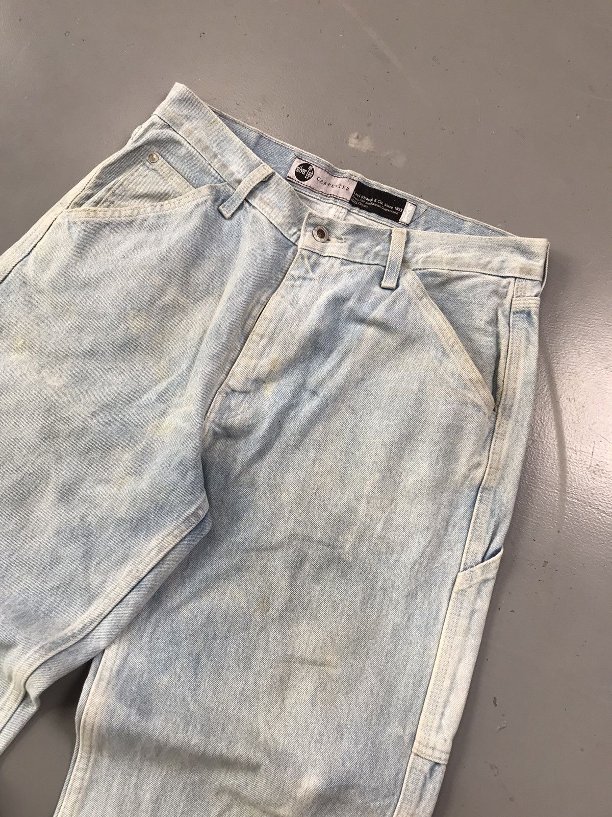 Levi's × Vintage Vintage Levi’s silver tab Sun fade carpenter denim Size US 34 / EU 50 - 4 Thumbnail