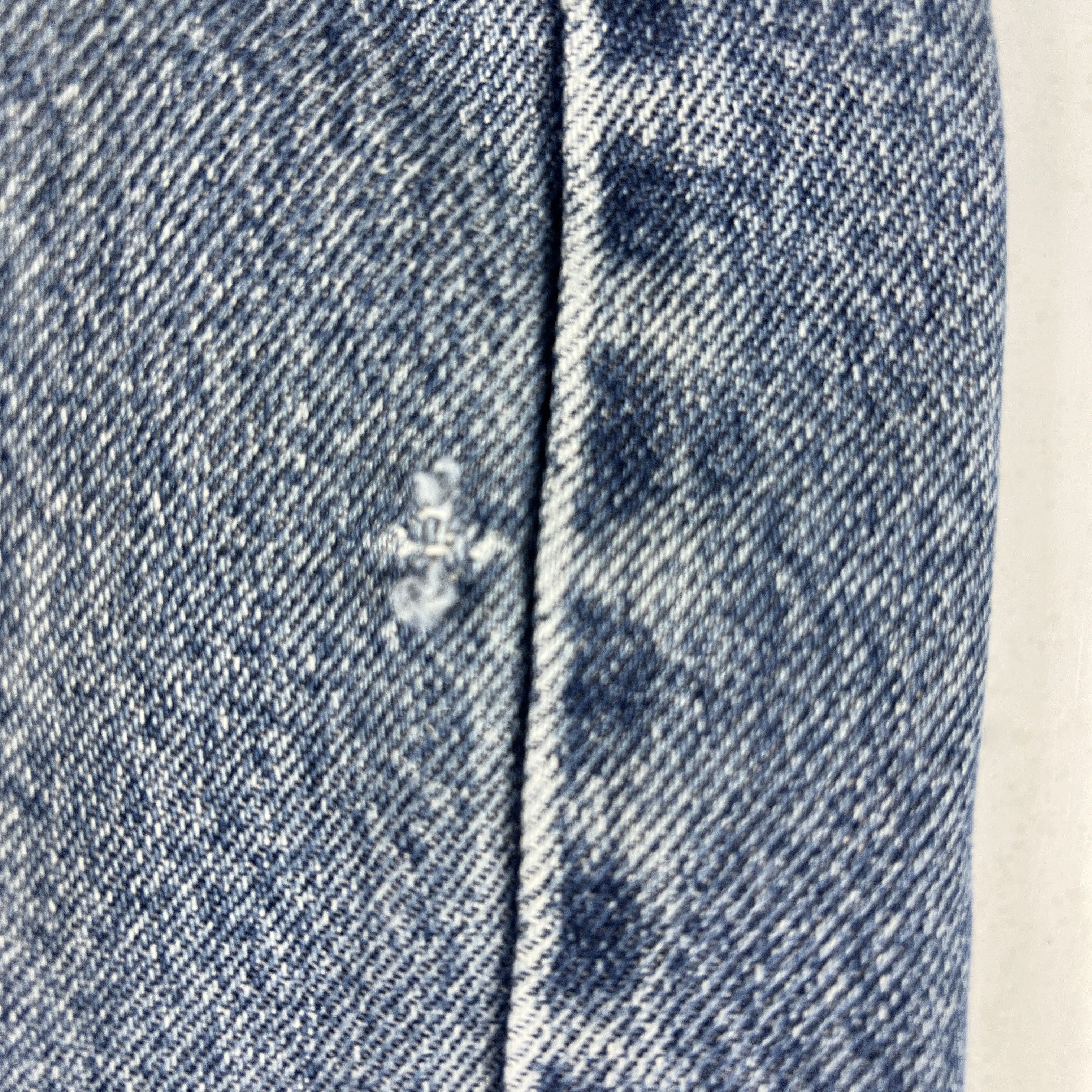 Levi's × Vintage Y2K Levi's Jean 505 Straight Blue Faded Grunge Cotton Denim Size US 33 - 5 Thumbnail