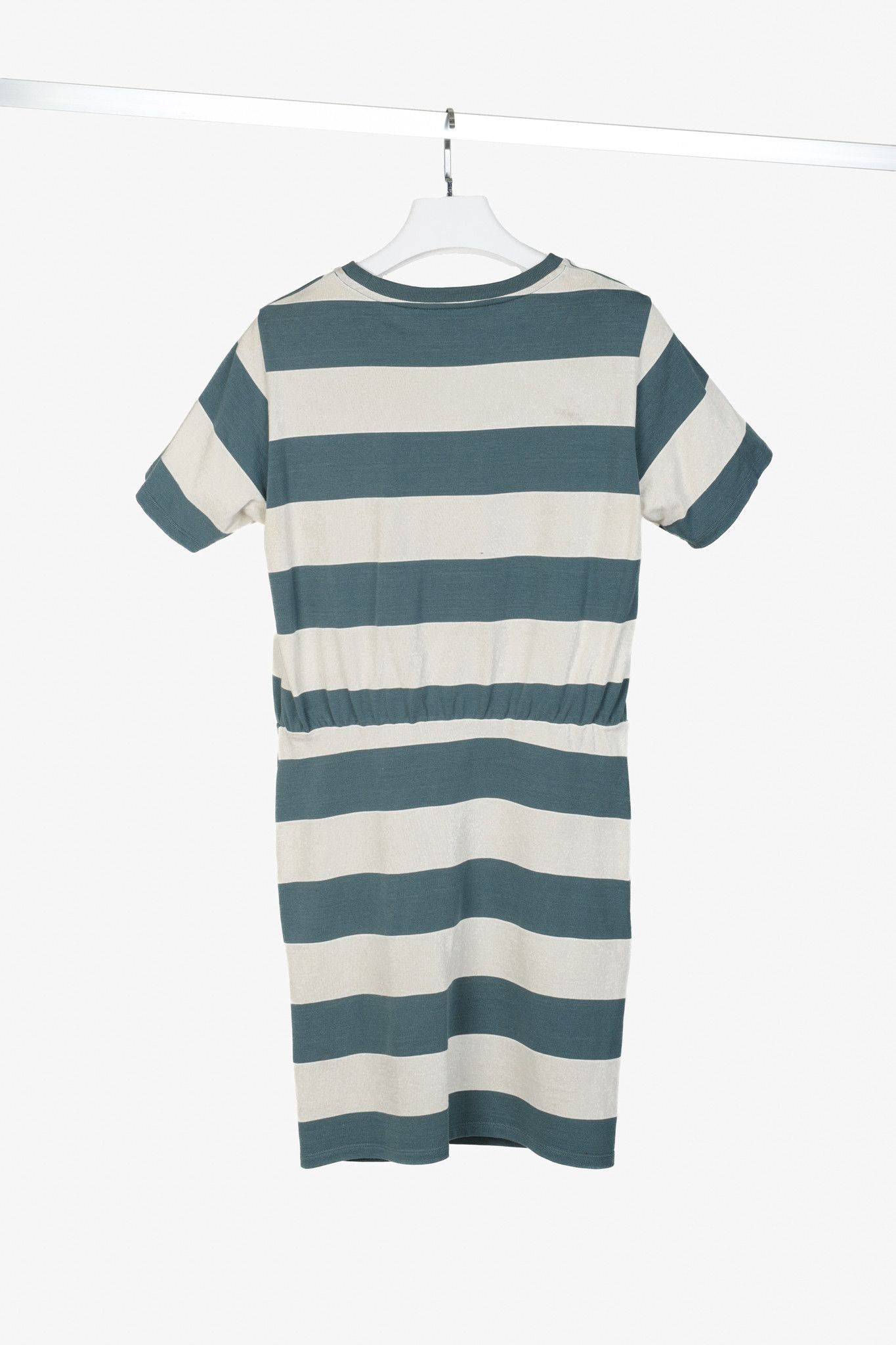 Veronica Beard Veronica Beard Jeans Tyla Striped Knot-Front Tee Dress Size M / US 6-8 / IT 42-44 - 2 Thumbnail