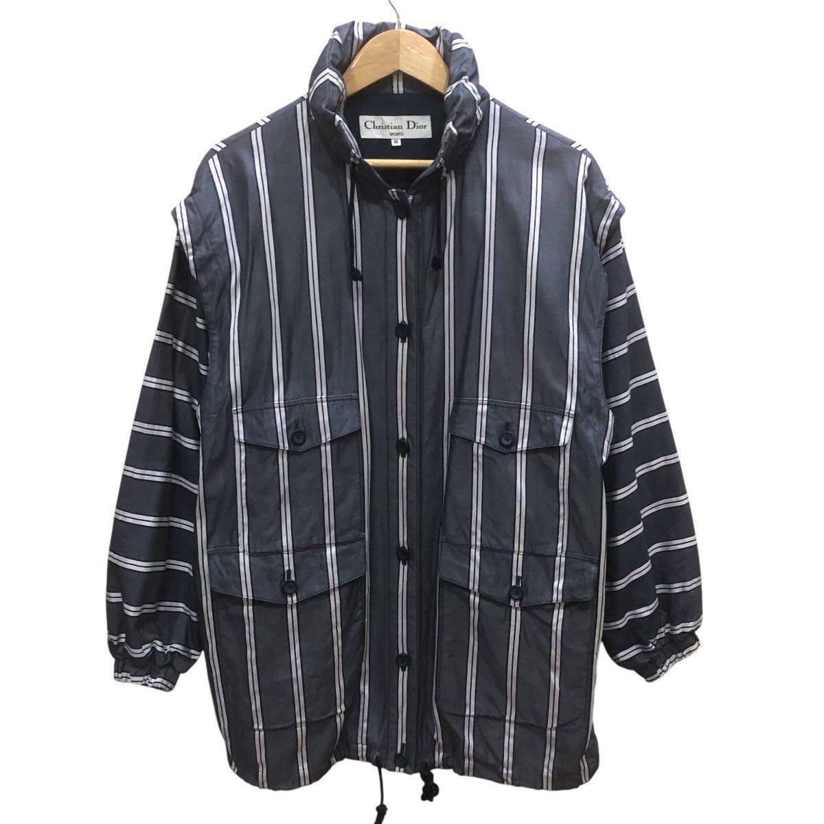 Christian Dior Monsieur Christian Dior Sports Weave Stripe Button Hodie Jacket Size US M / EU 48-50 / 2 - 2 Thumbnail