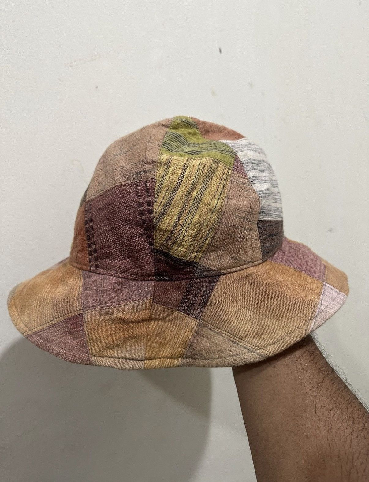 Japanese Brand VTG Patchwork Style Kapital Hat Size ONE SIZE - 1 Thumbnail