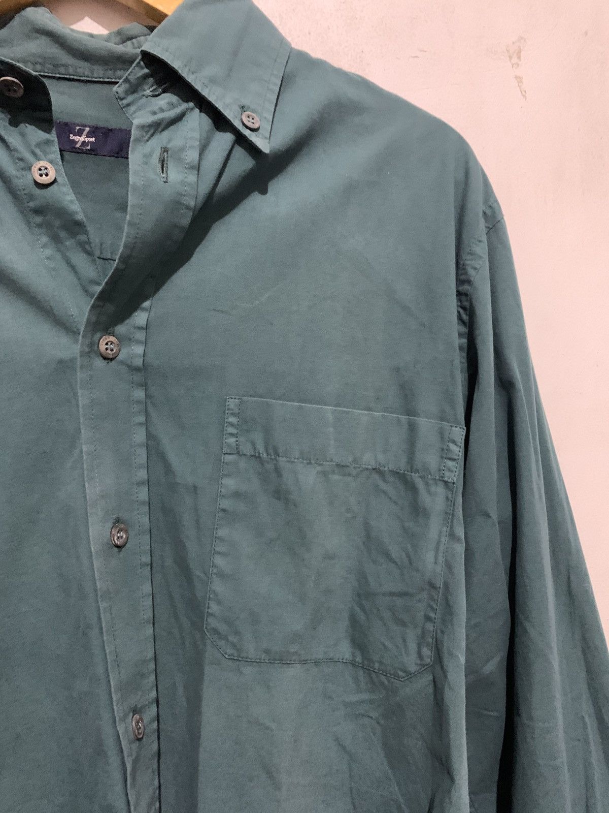 Ermenegildo Zegna Zegna Sport Men Shirts Green Size S Second Original Size US S / EU 44-46 / 1 - 2 Thumbnail