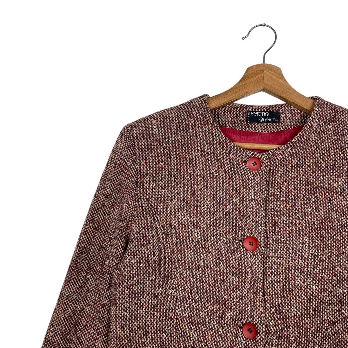 Other Made In Italy Sereno Golson Crop Jacket Size M / US 6-8 / IT 42-44 - 6 Thumbnail