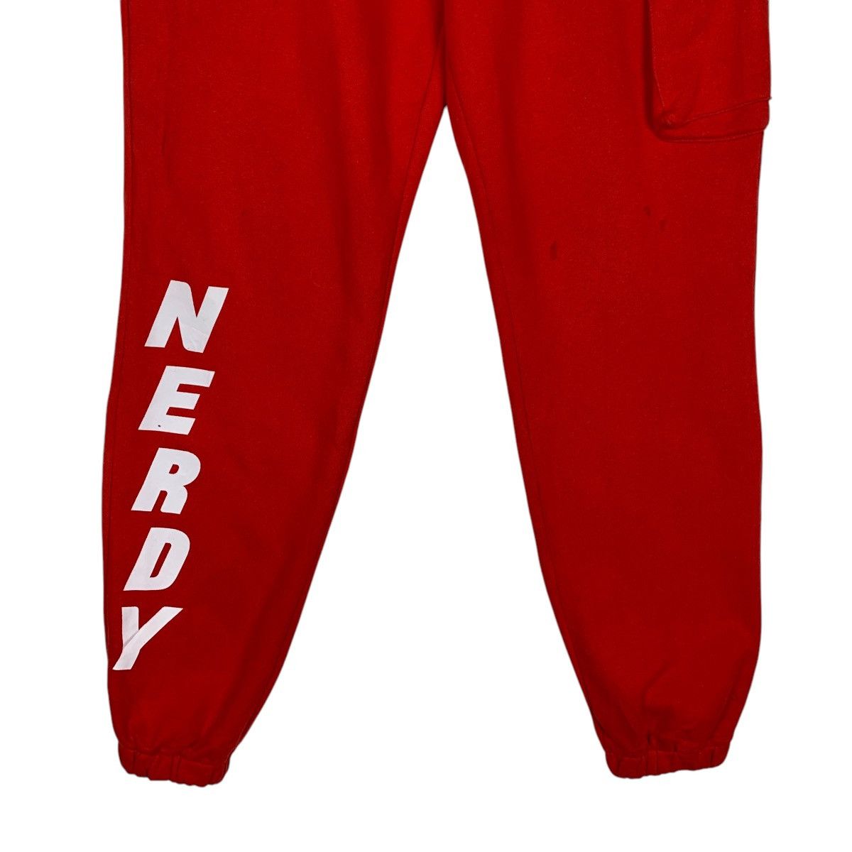 NERDY NERDY Big Logo Drawstring Red Sweatpant #1480-C67 Size US 30 / EU 46 - 4 Thumbnail