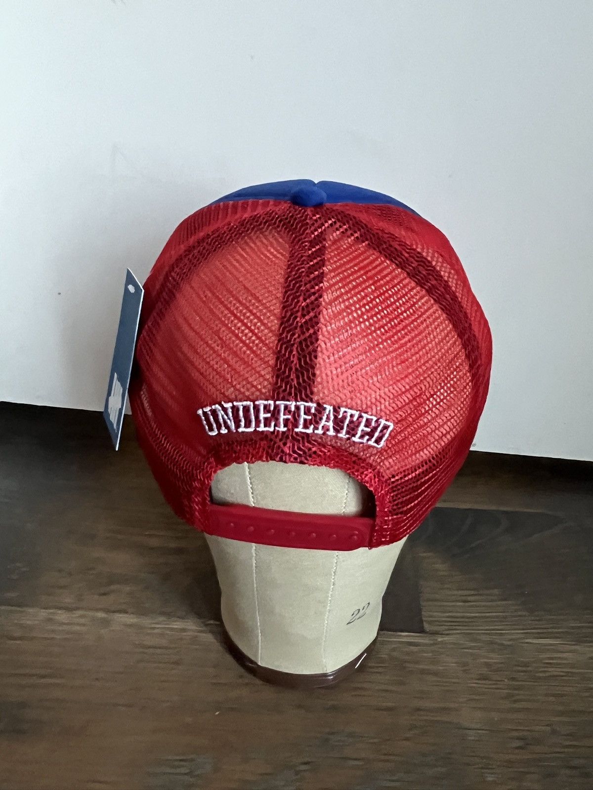 Undefeated NWT Undefeated Icon Trucker Hat Red White Blue Size ONE SIZE - 3 Thumbnail