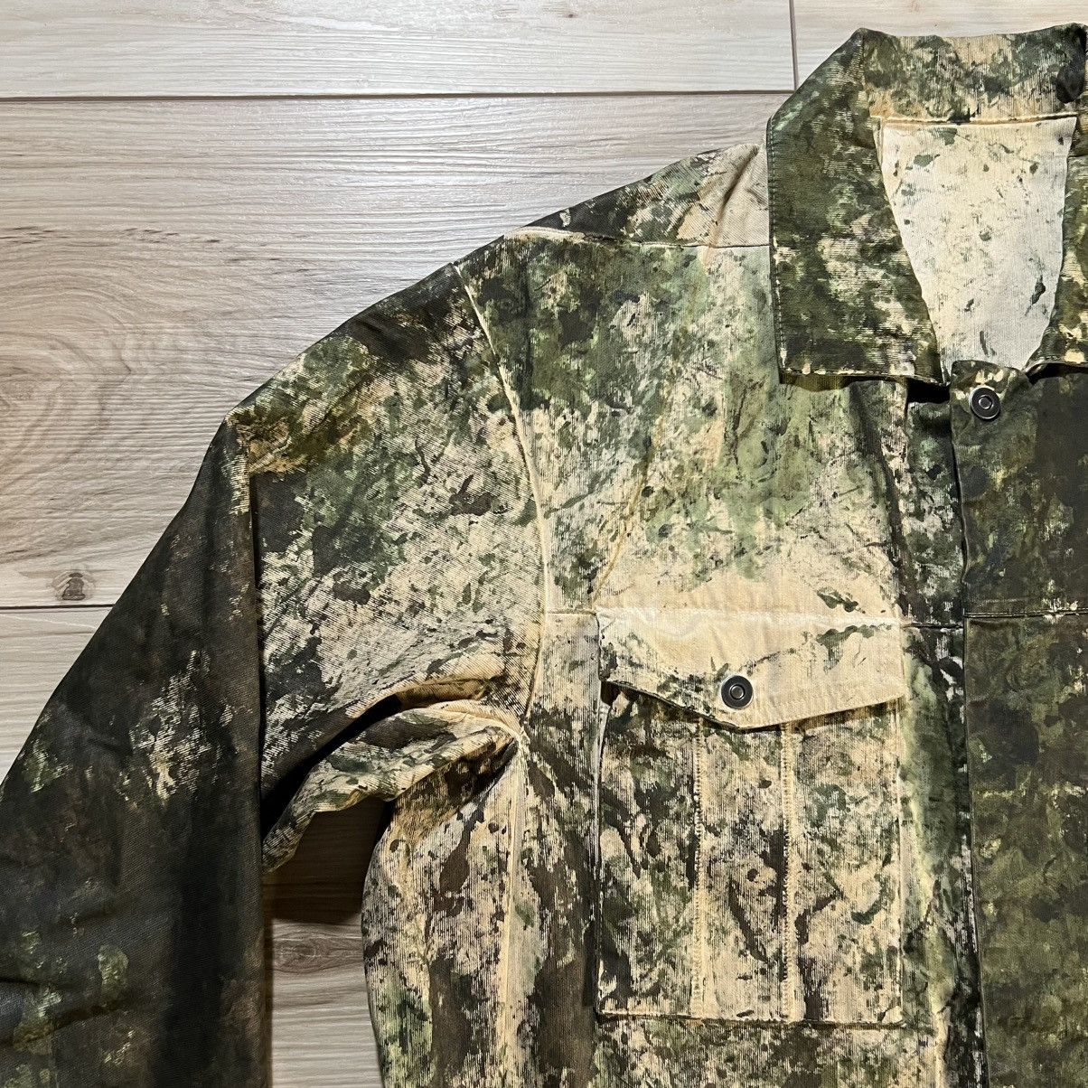 11 By Boris Bidjan Saberi 11 by Boris Bidjan Saberi Green Woodland Camo Jacket Size US L / EU 52-54 / 3 - 7 Thumbnail