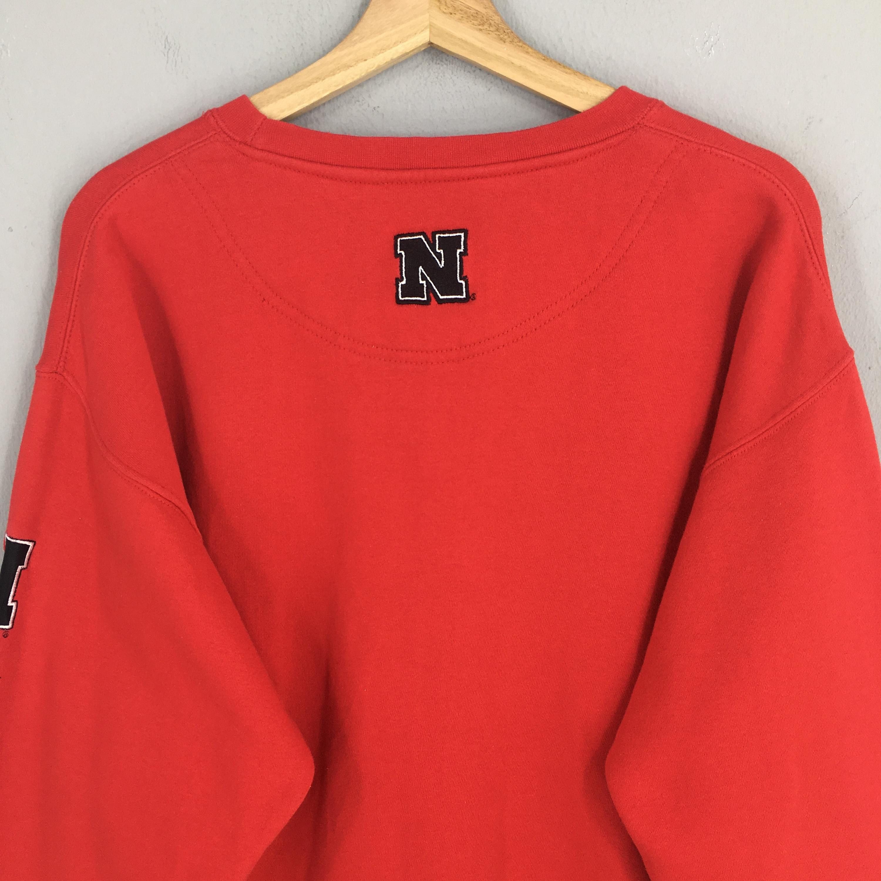 NCAA Vintage Nebraska Huskers Football Sweatshirt Large Size US L / EU 52-54 / 3 - 7 Thumbnail