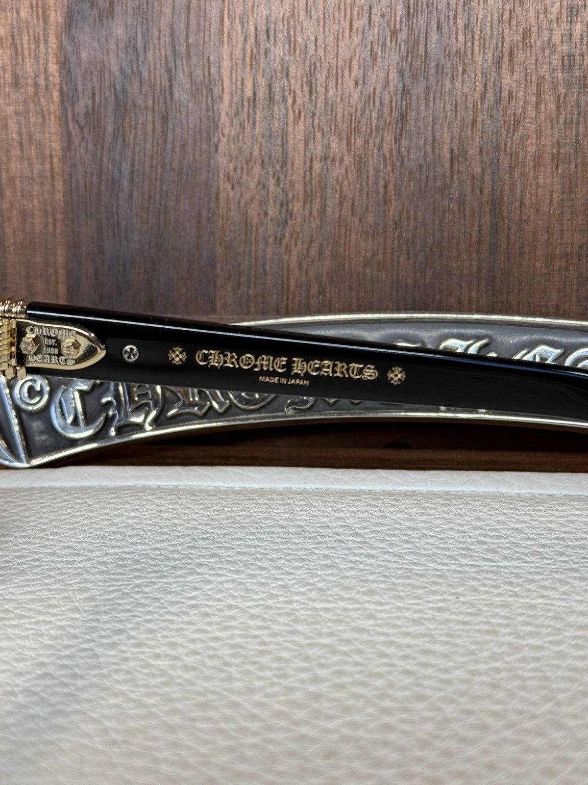 Chrome Hearts Chrome Hearts Tritisagain Glasses Size ONE SIZE - 8 Thumbnail