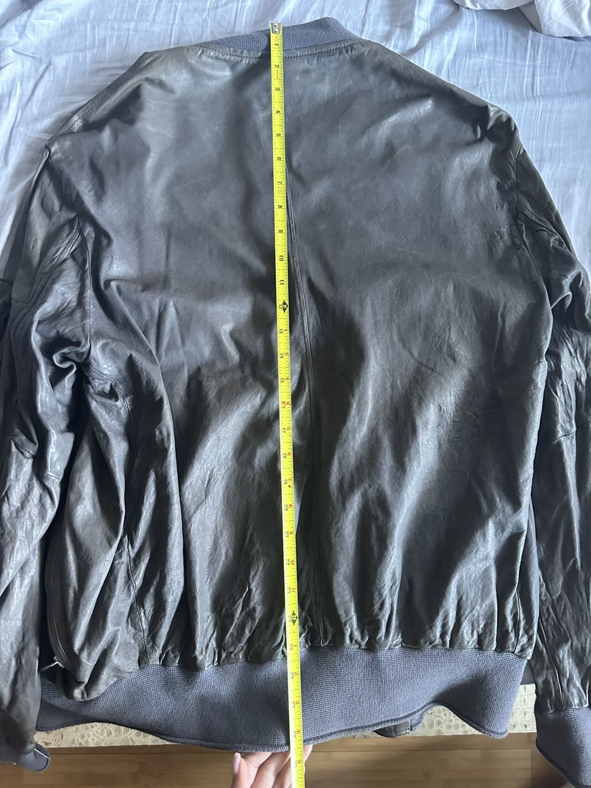 Giorgio Brato Giorgio Brato Vegetable Tanned Leather Bomber Size US L / EU 52-54 / 3 - 11 Thumbnail