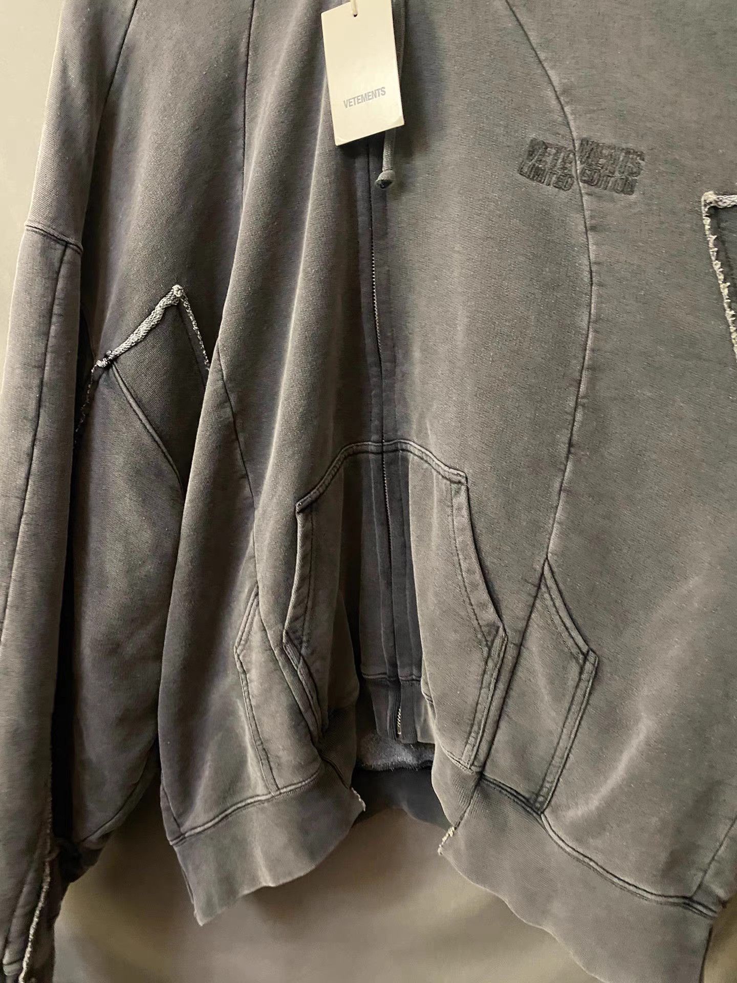Vetements Brand New with Tag Vetements Washed Patchwork Jacket Size US M / EU 48-50 / 2 - 4 Thumbnail