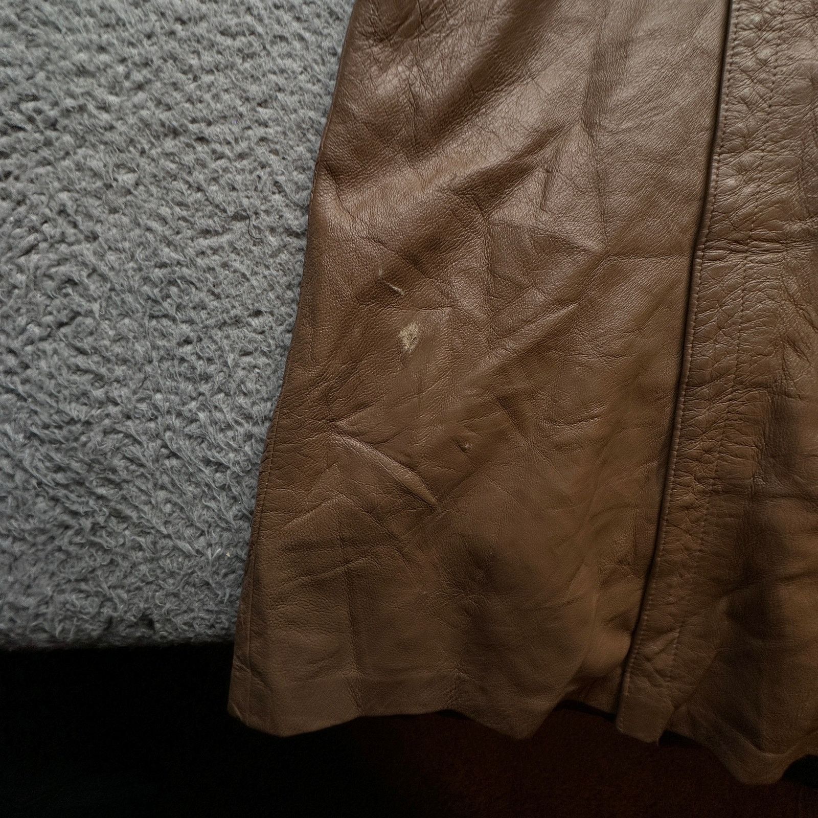 Other Vintage 70s New England Sportswear Leather Coat Womens 12 Size XL / US 12-14 / IT 48-50 - 15 Thumbnail