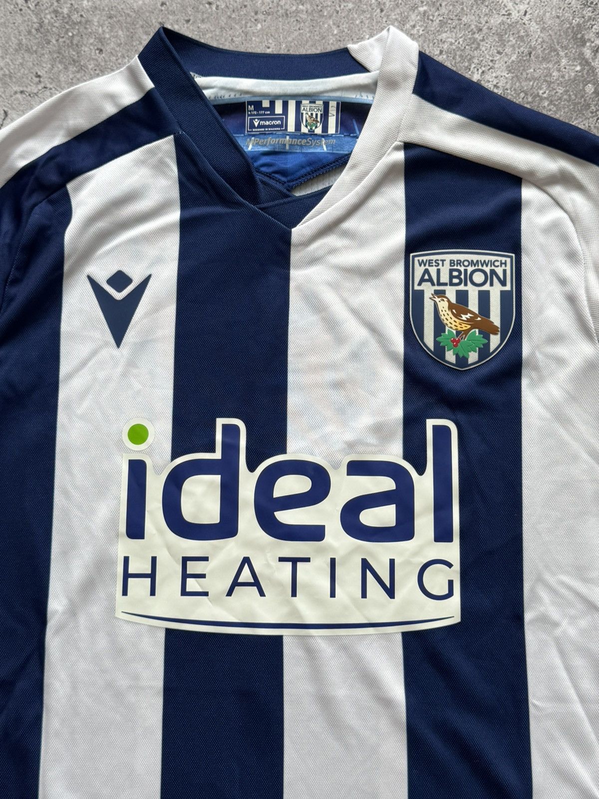 Macron 🔥MACRON WEST BROMWICH 2025-26 HOME SOCCER JERSEY SHIRT Size US M / EU 48-50 / 2 - 3 Thumbnail