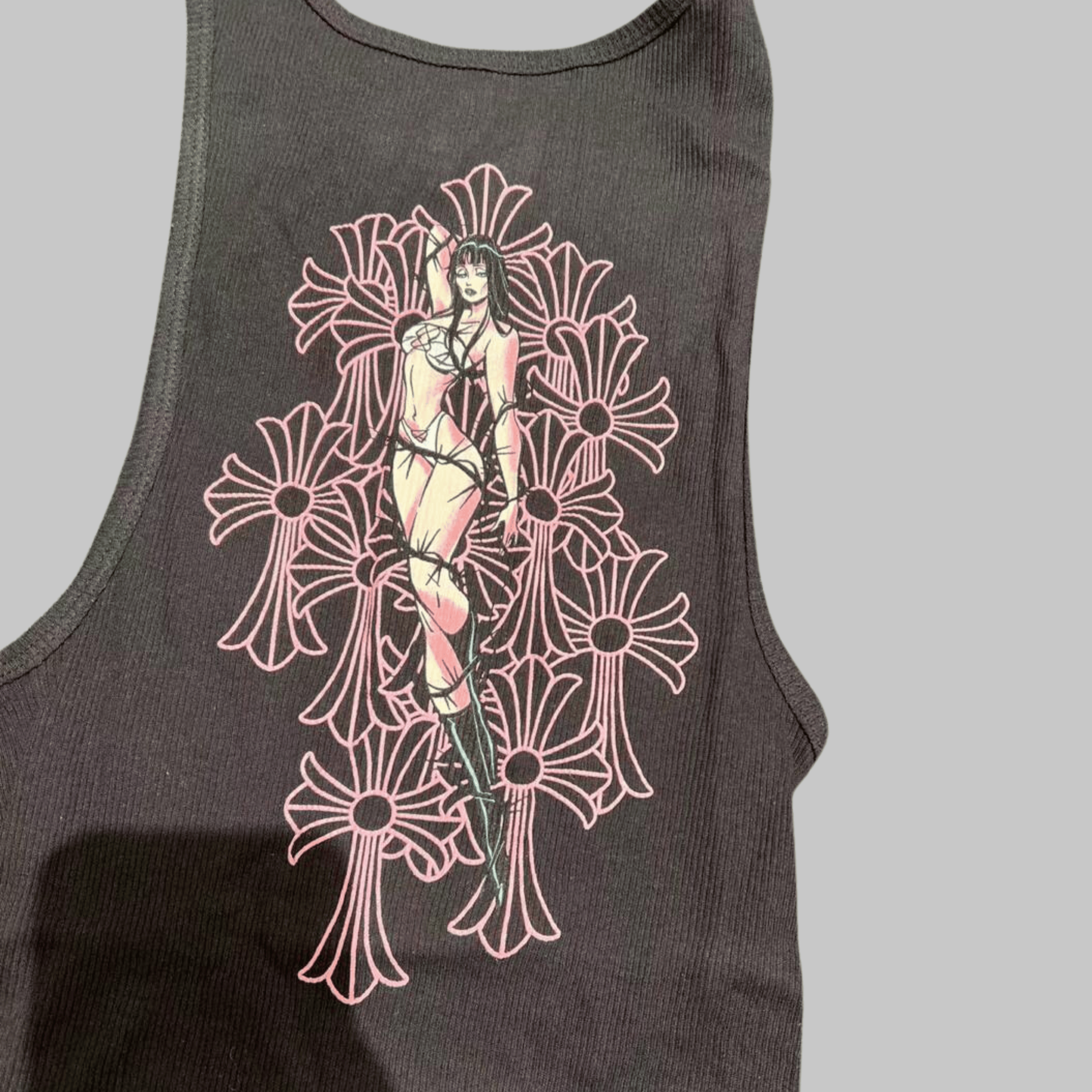 Chrome Hearts CHROME HEARTS Deadly Doll Cemetery Cross Tank Top Size M / US 6-8 / IT 42-44 - 3 Thumbnail