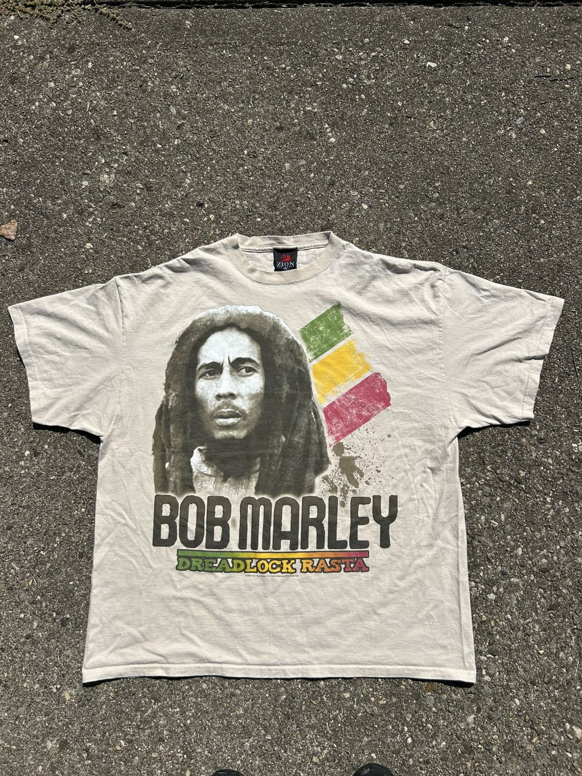 Zion Rootswear Vintage Y2K Zion Rootswear Bob Marley Dreadlock Rasta Tshirt Size US XXL / EU 58 / 5 - 8 Thumbnail