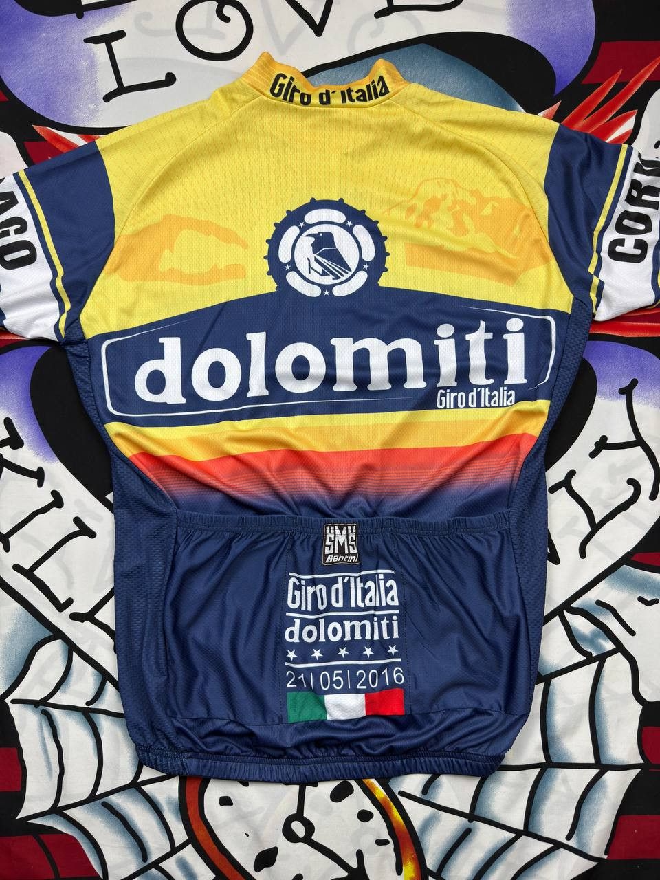 Other Santini men’s Italy giro d’italia cycling jersey shirt Size US XXL / EU 58 / 5 - 7 Thumbnail