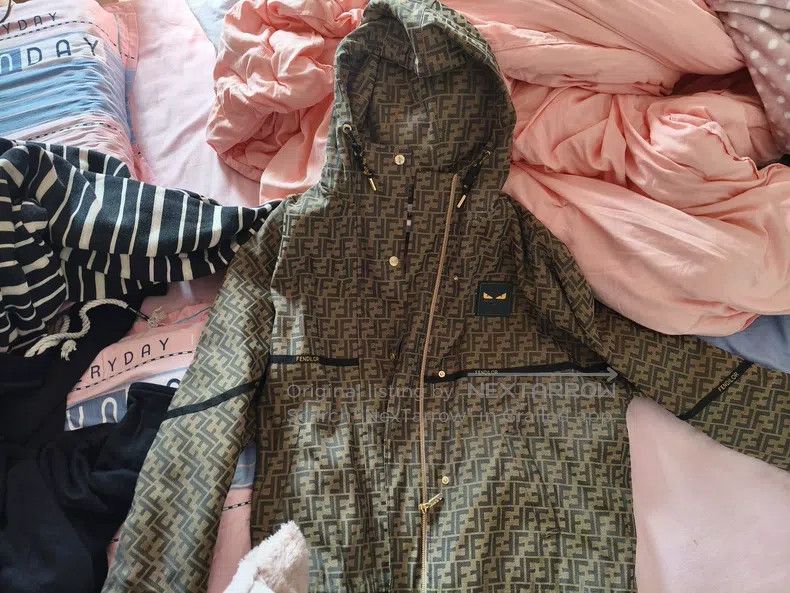 Fendi Fendi Monogram Hooded Blazer Size S / US 4 / IT 40 - 1 Thumbnail